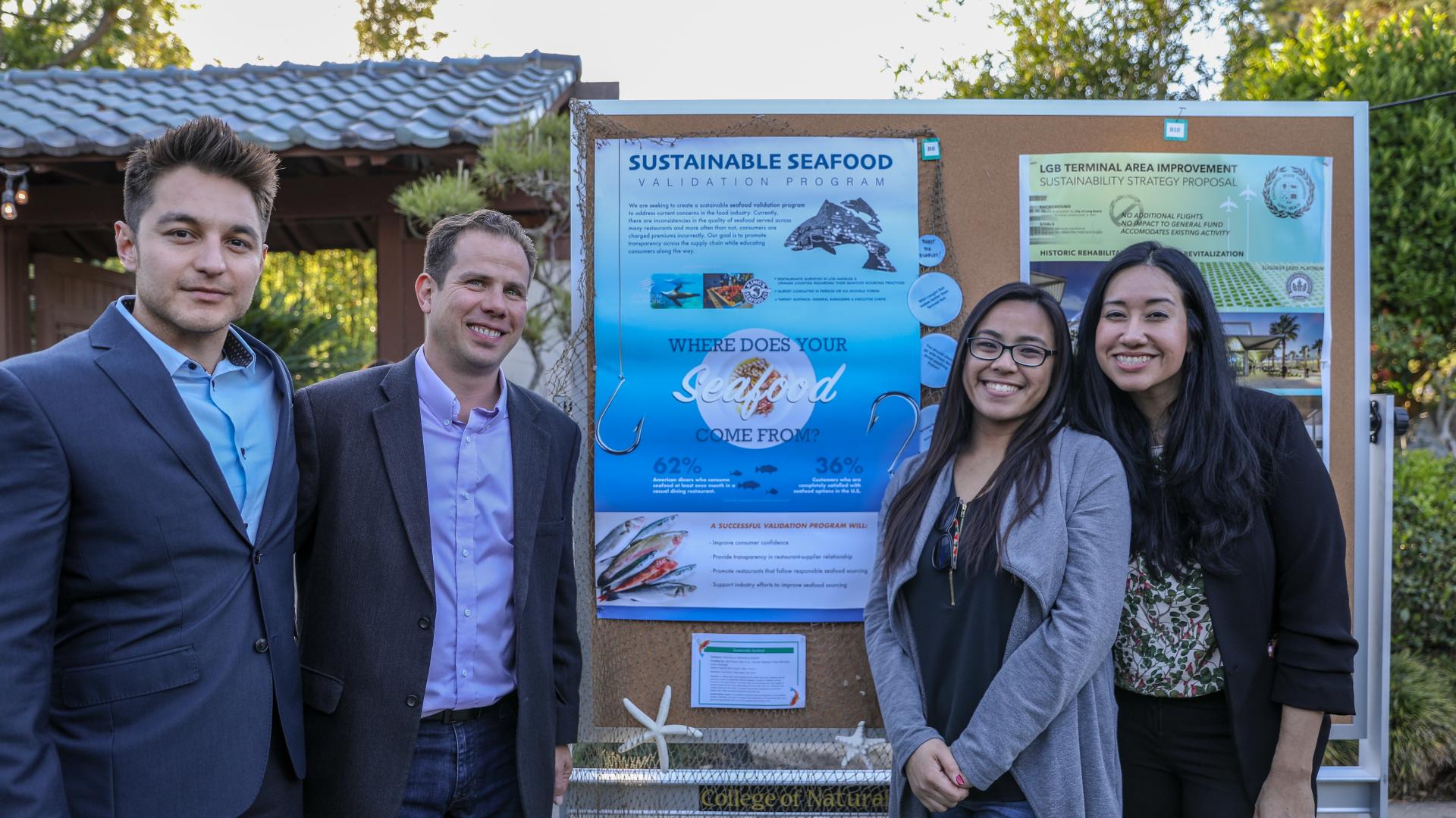 CSULB Green Generation Mixer and Sustainability Project Showcase - SMBA Students