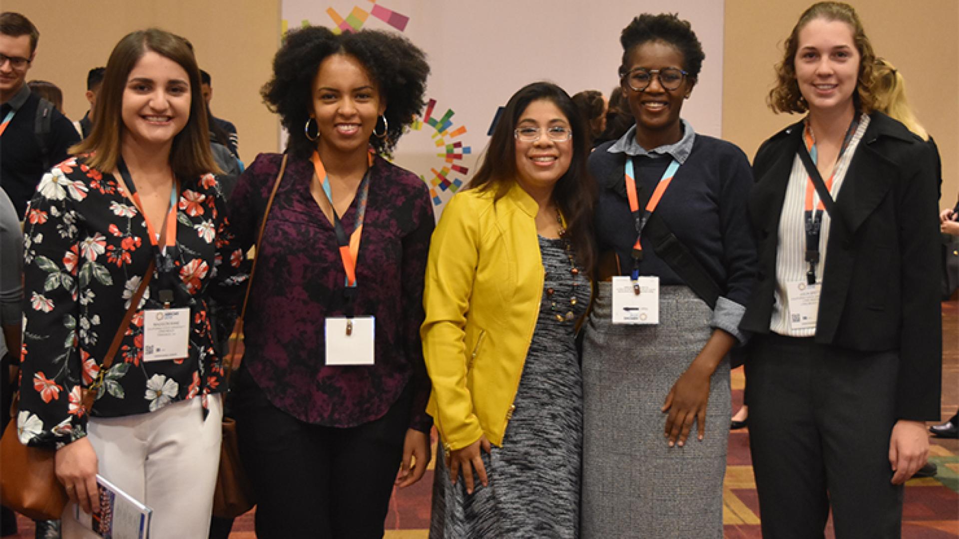 Madison Kane, Elroi Kibret, Julissa Duran, Norah Nyangau and Julia Britt