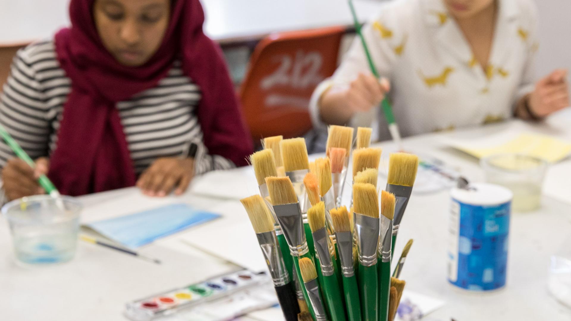 painting art in classroom painting art in classroom