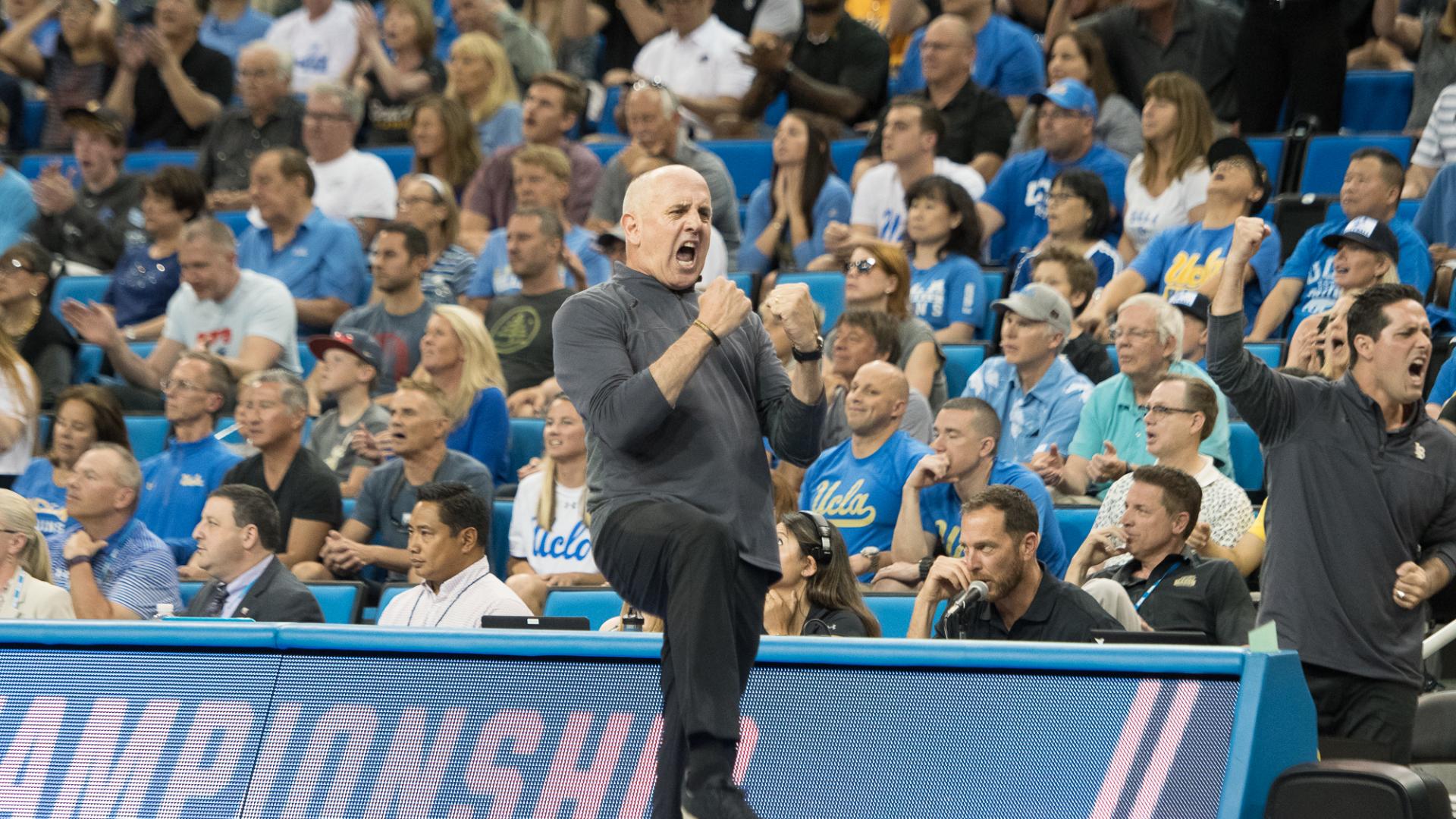 Alan Knipe at a volleyball match