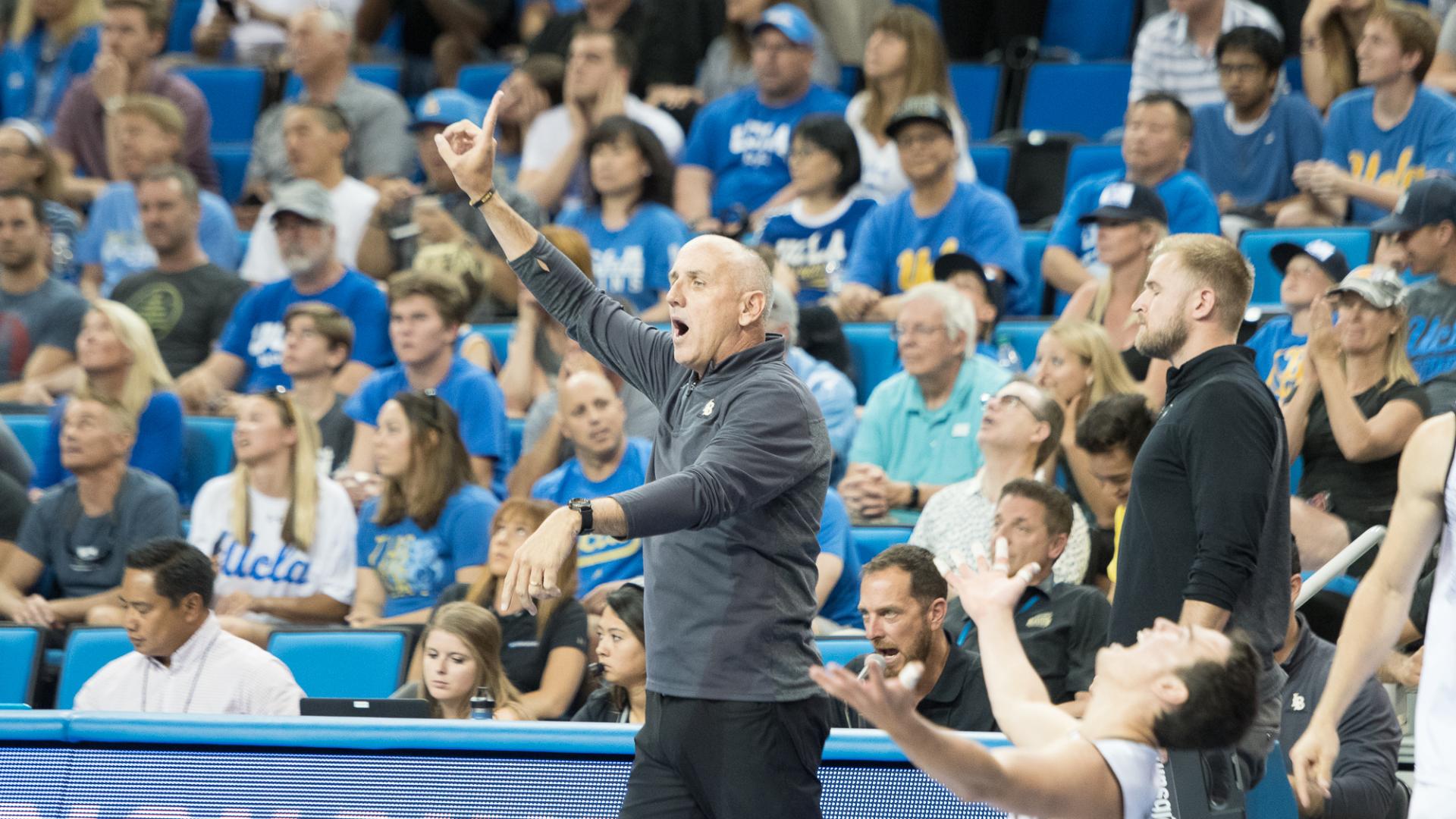 Alan Knipe at a volleyball match