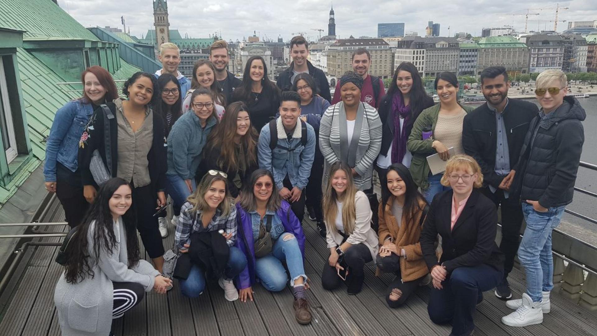 2019 Hamburg Students group shot from COB Germany