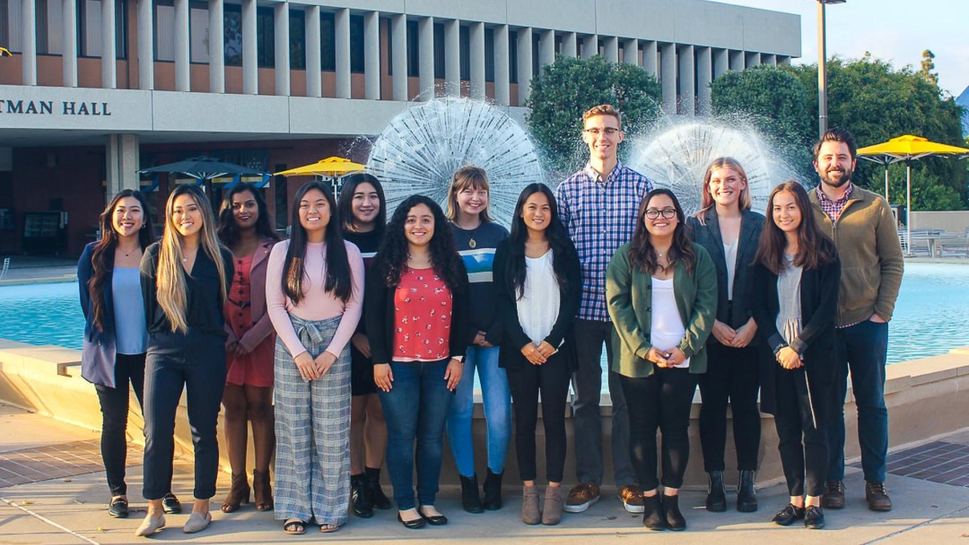 David Weinberg with classmates