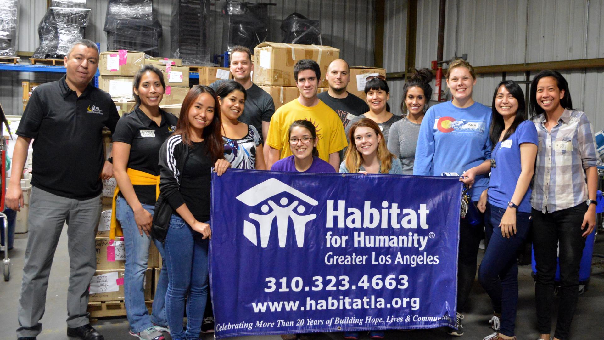 CBA Grad Student Volunteers Group Photo