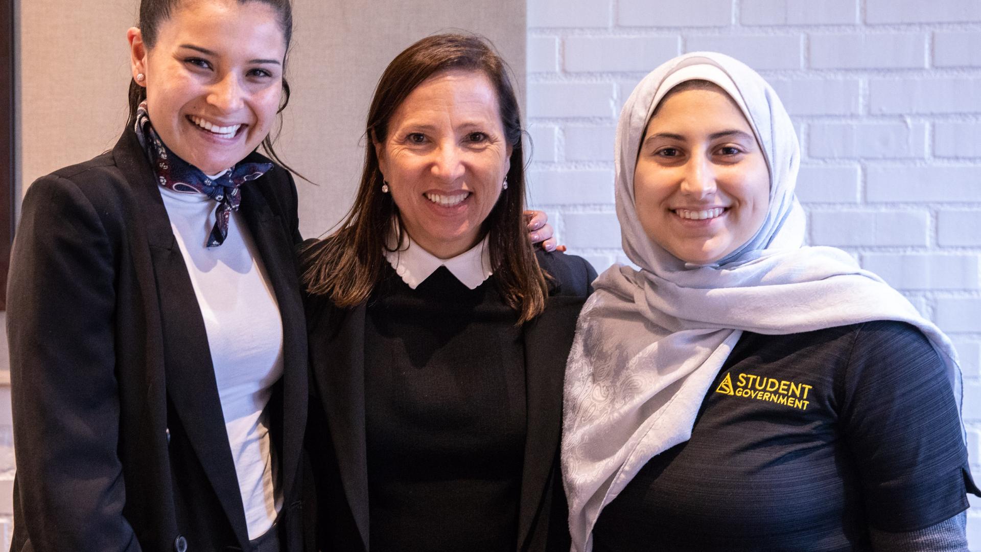 Lt. Gov. Eleni Kounalakis visits campus