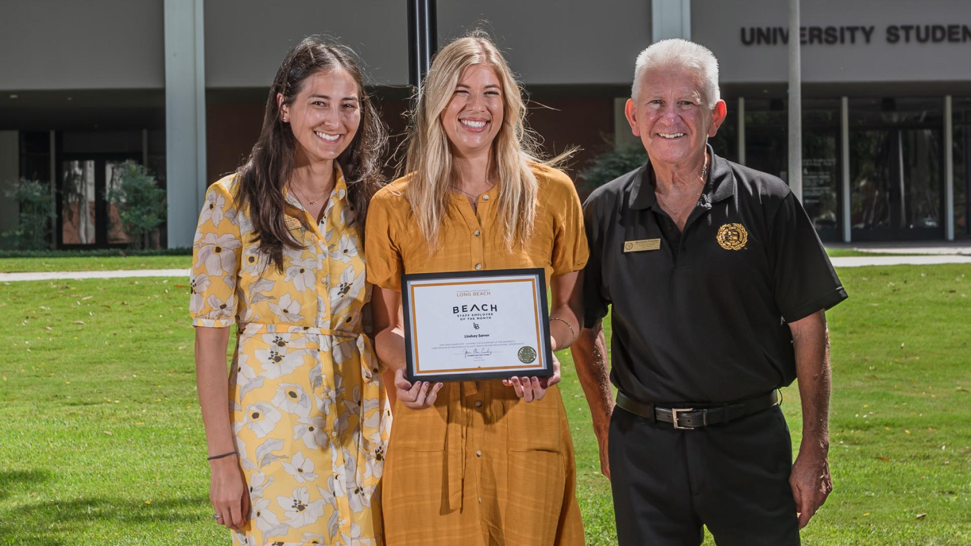 Shayleen Fay, Lindsey Sarver and Howard Fletcher