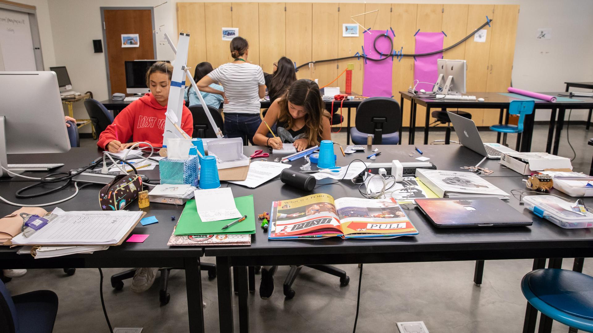 Students at Physical Sciences Institute Camp