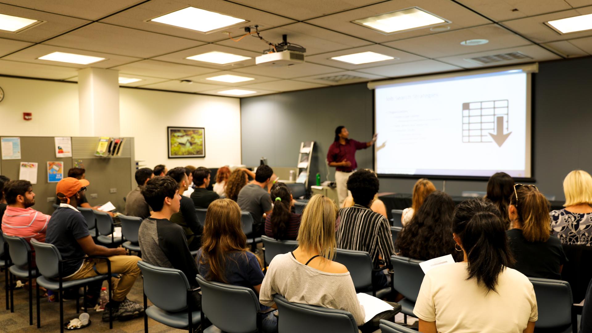 Group of Students Listening to Zen Bert