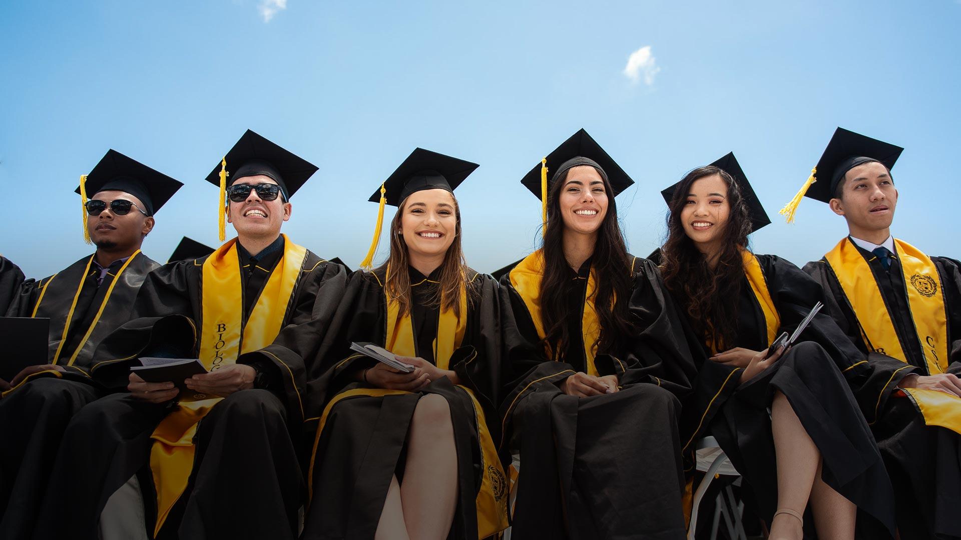 Class of 2019 during commencement