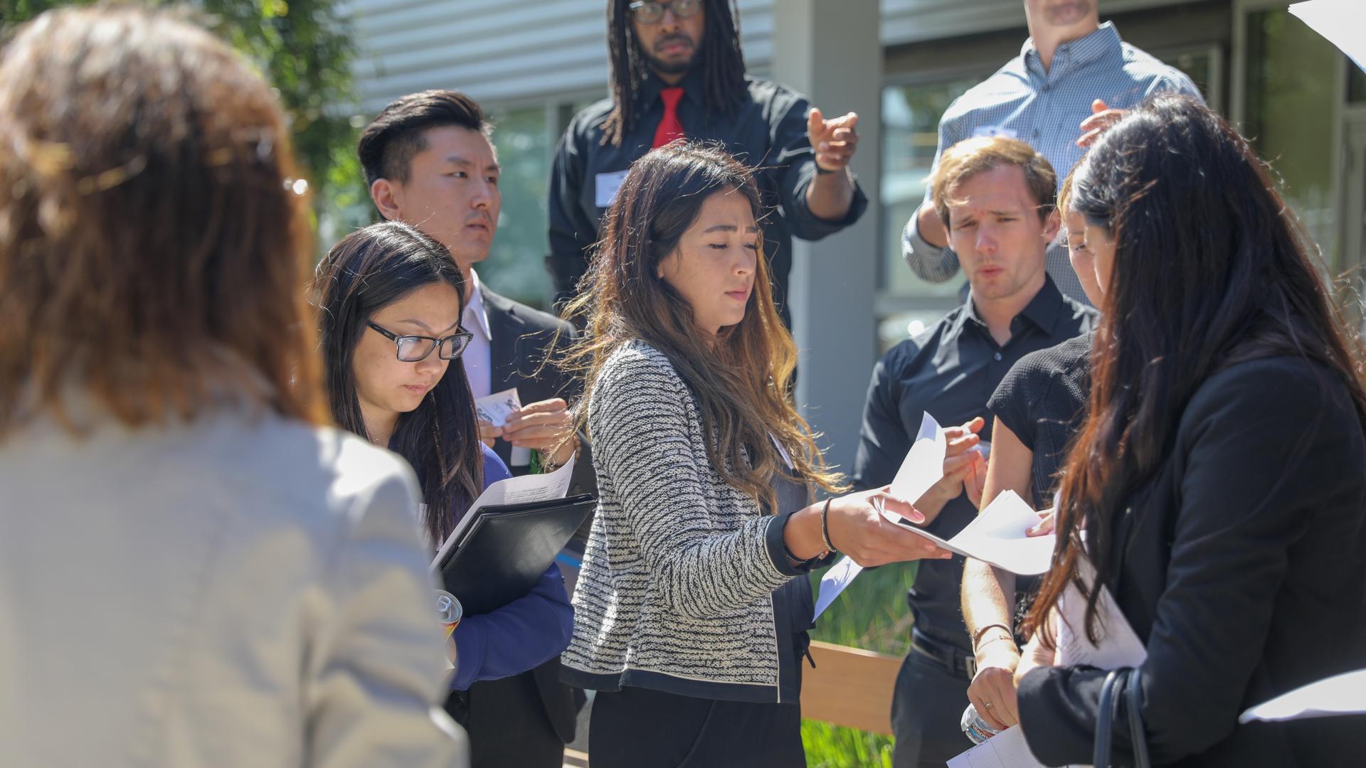 Fullscreen Media Tour with Accelerated MBA Students