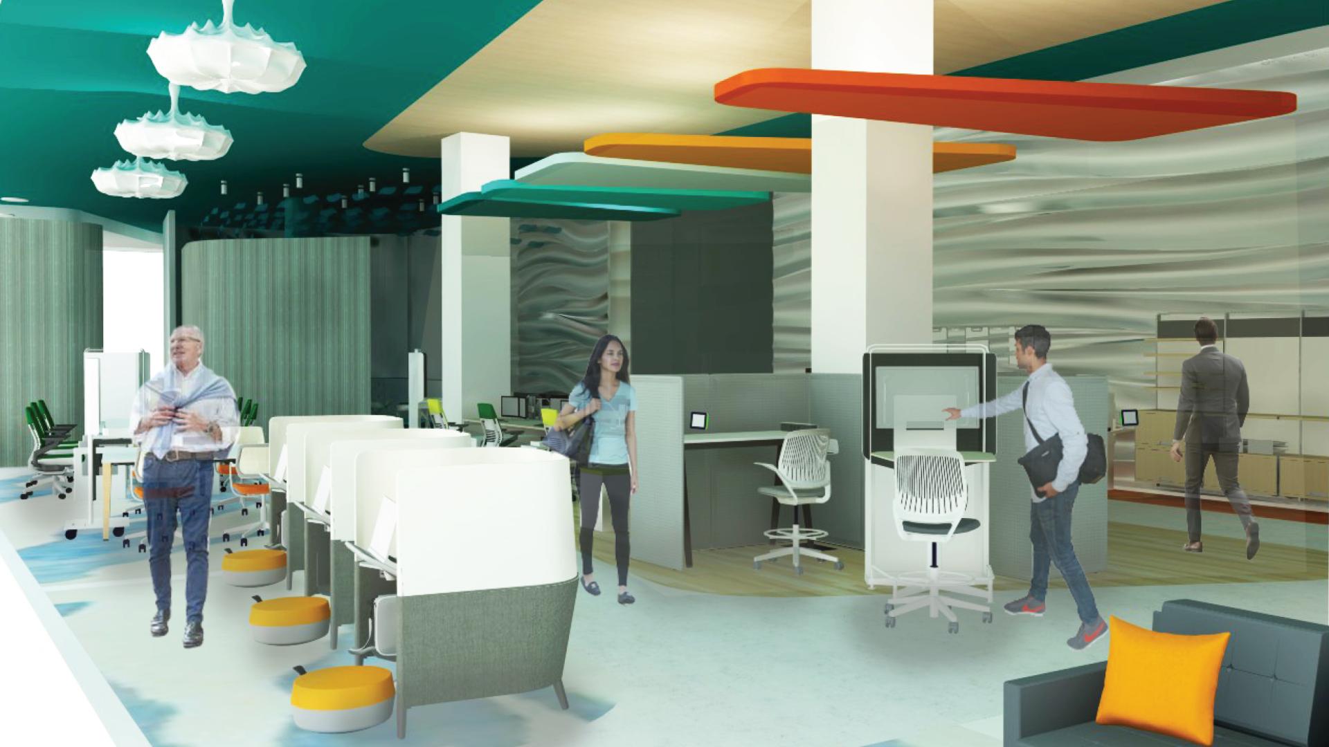 Georgina Jin NEXT Interior Rendering Work Space Georgina Jin NEXT Interior Rendering Work Space