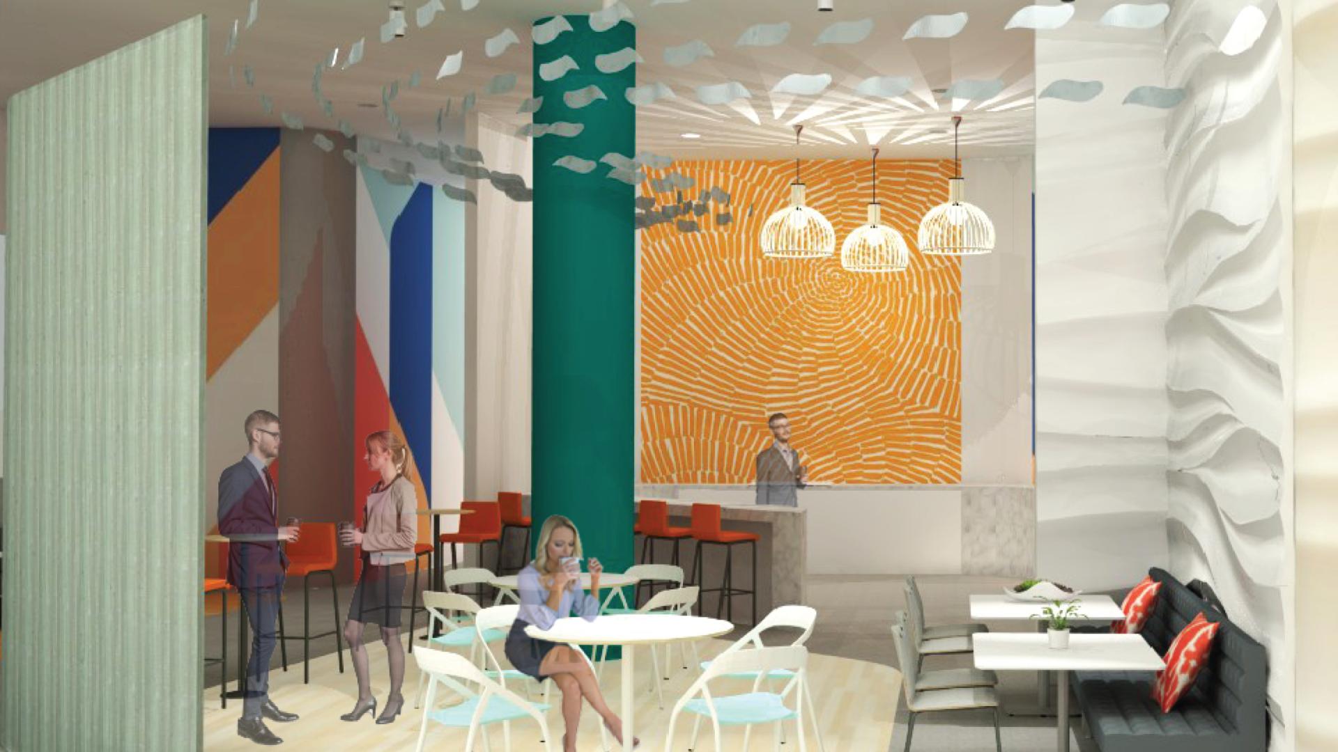 Georgina Jin NEXT Interior Rendering Lounge Space Georgina Jin NEXT Interior Rendering Lounge Space