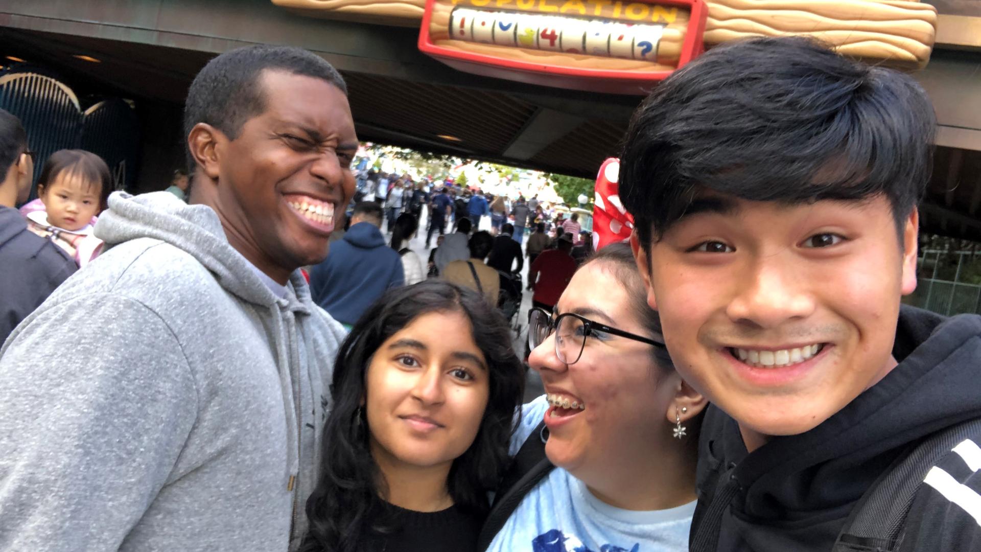 Ly-Back at Disneyland