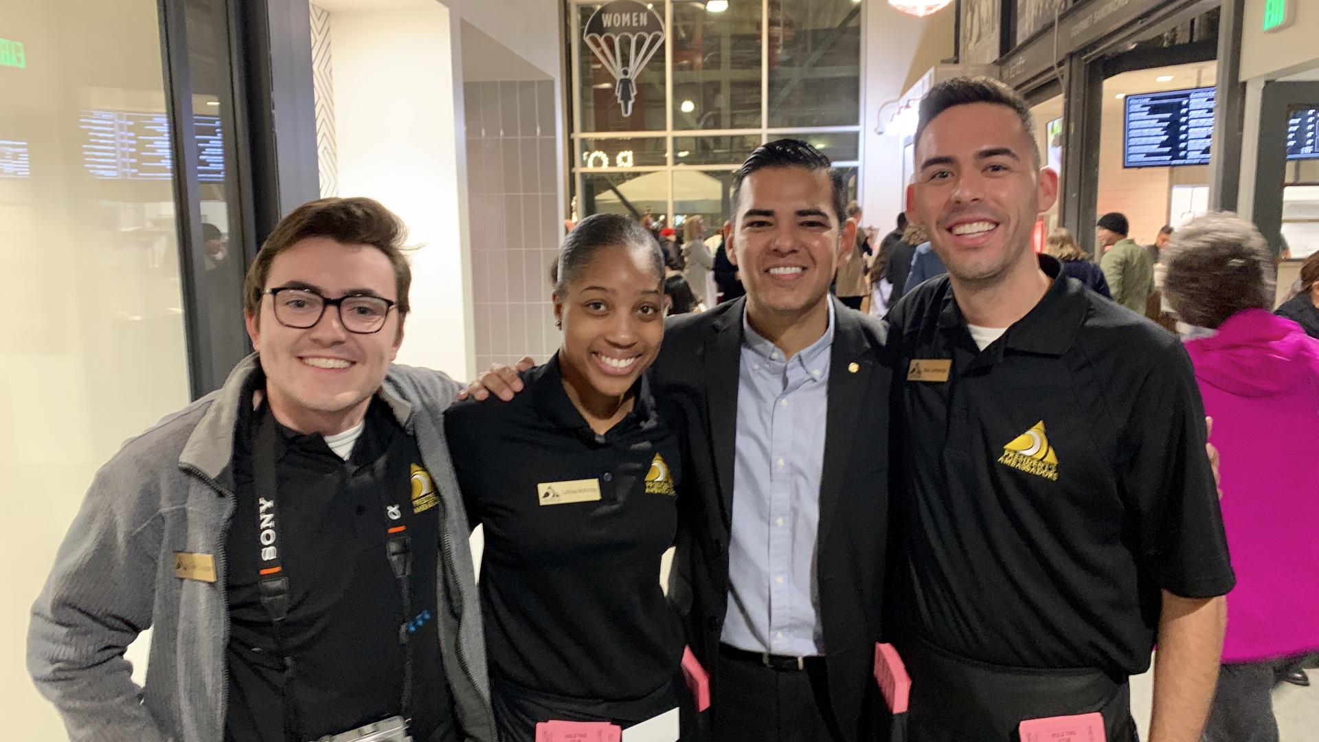 President’s Ambassadors with LB State Alum, Mayor Robert Garcia