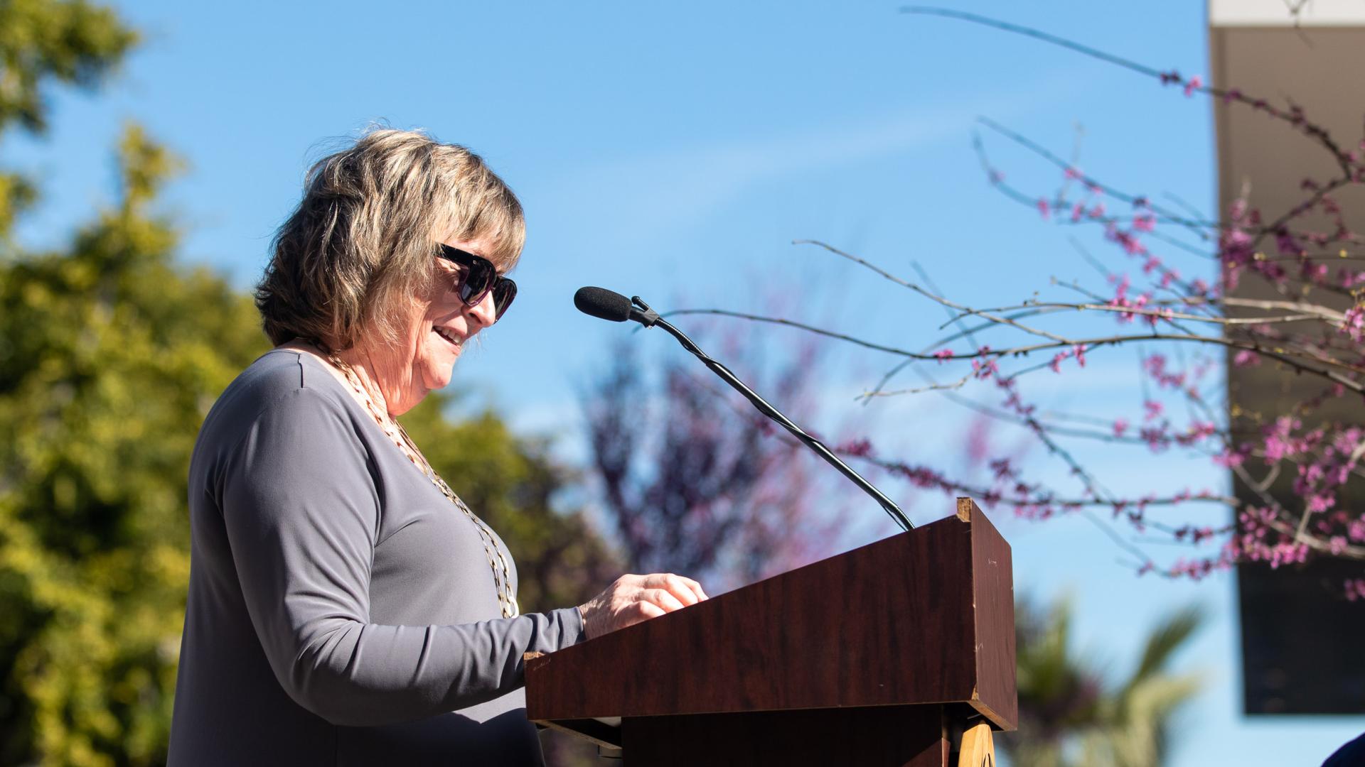 President Conoley speaking