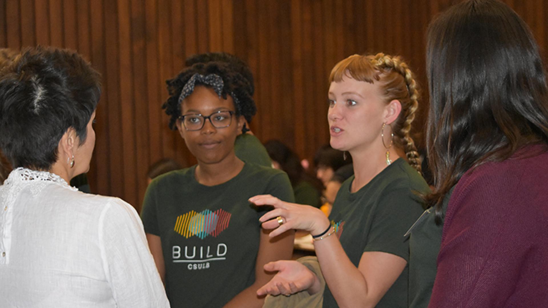 CSULB BUILD Scholar Yohanna Brown and CSULB BUILD Fellow Kennedy Blevins