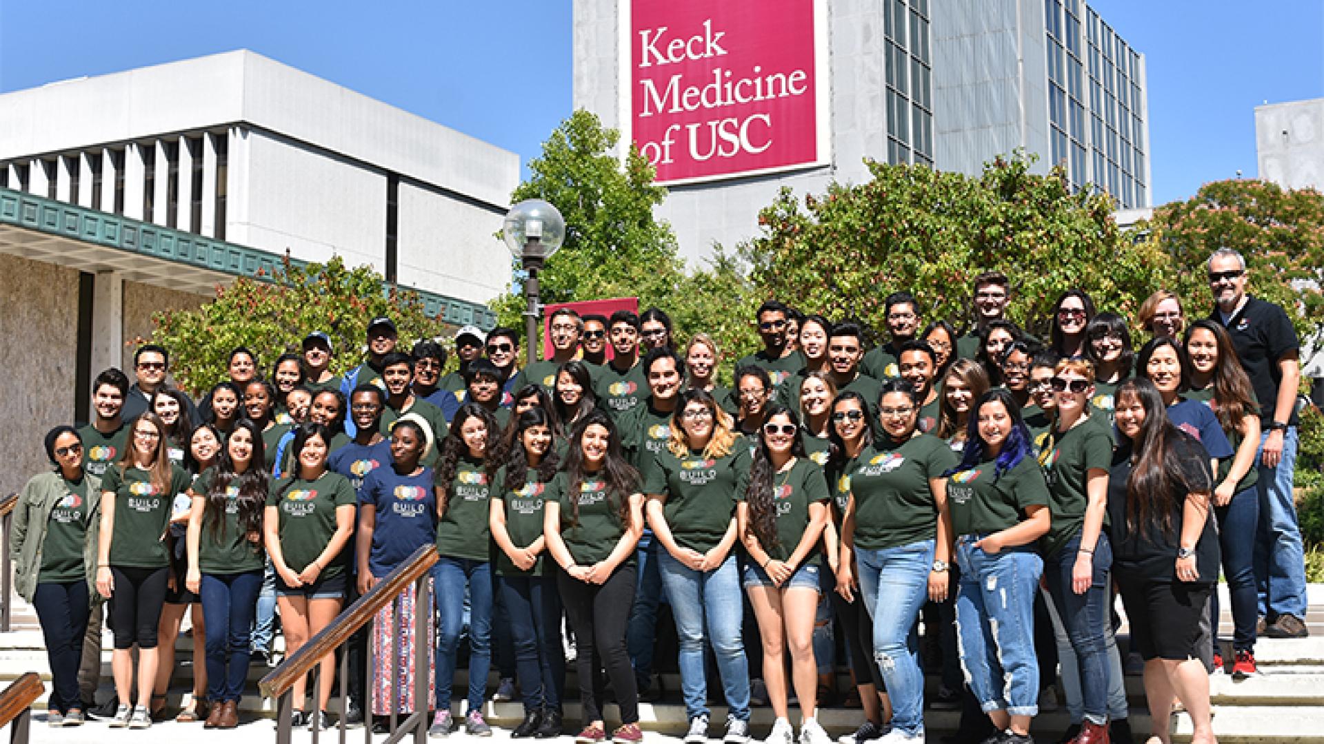 CSULB BUILD students, faculty and staff at USC 2017