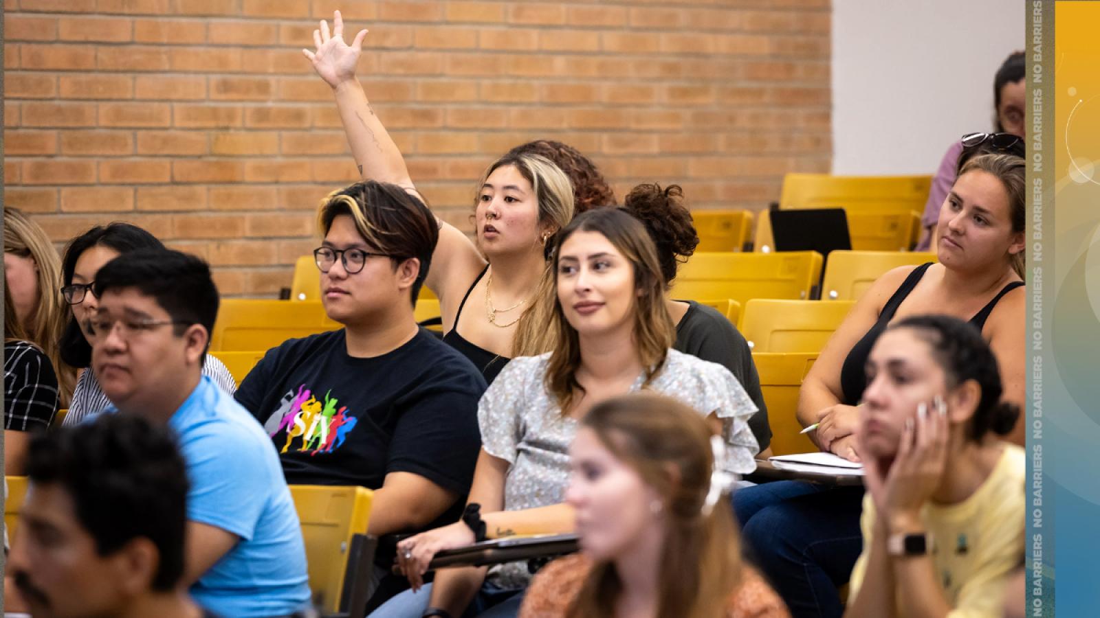 Students in a classroom