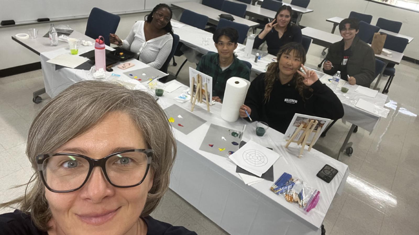 art workshop participants