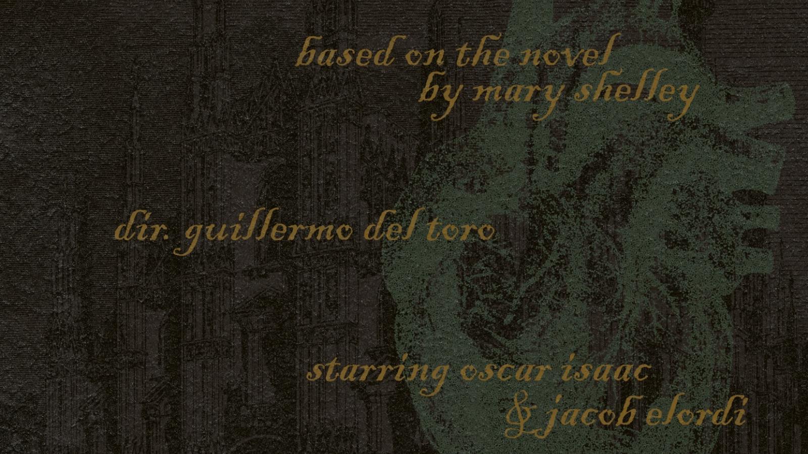 monster's face and movie info