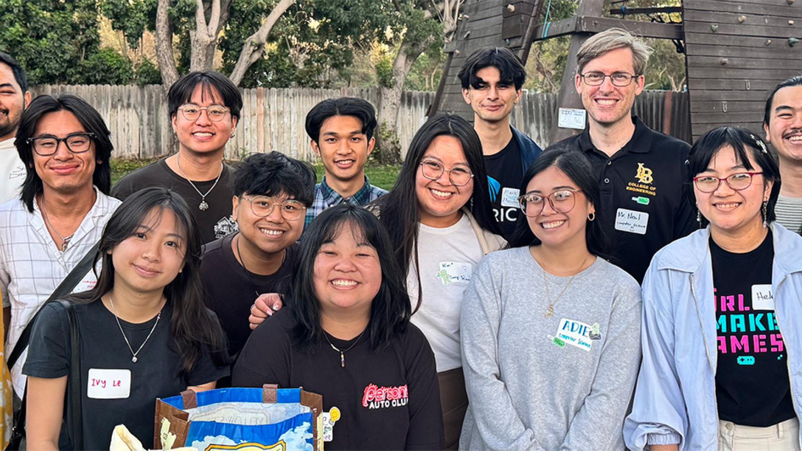 STEM-Tacular Badge Bash event volunteers