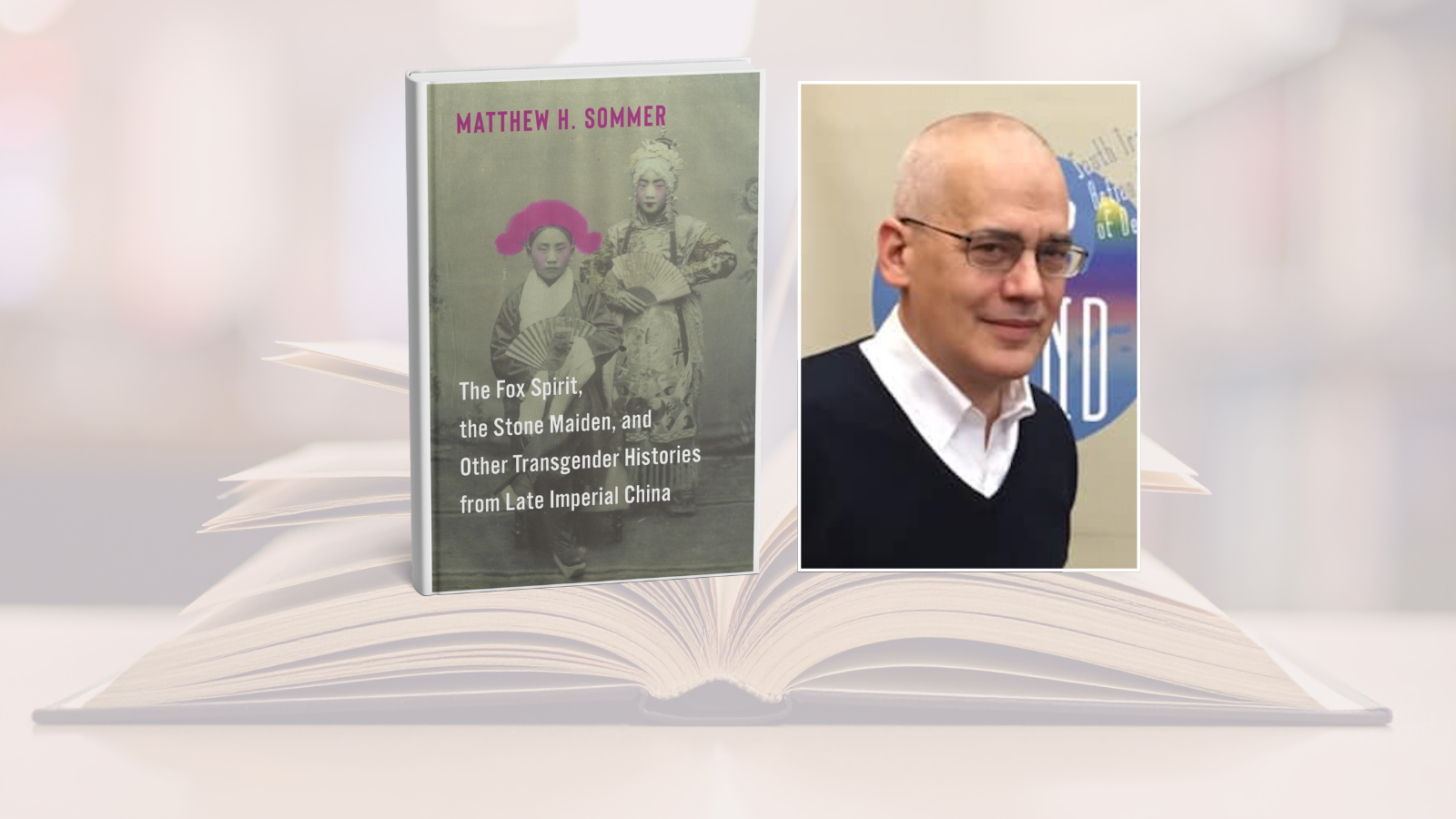 Headshot of author Matthew H. Sommer and his book cover