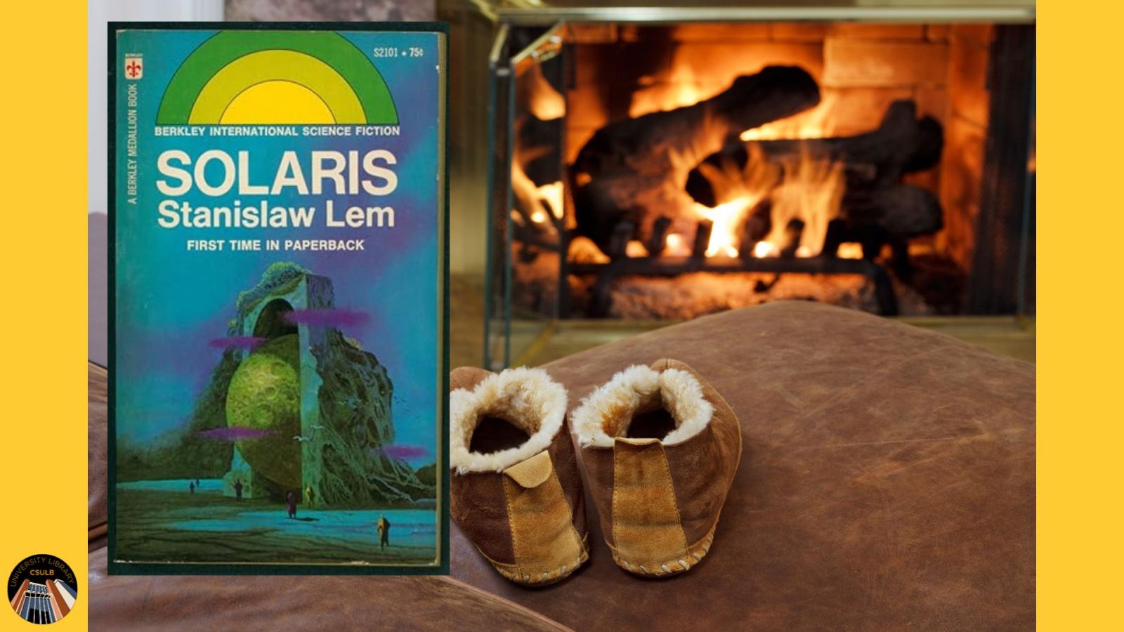 cover art with fireplace