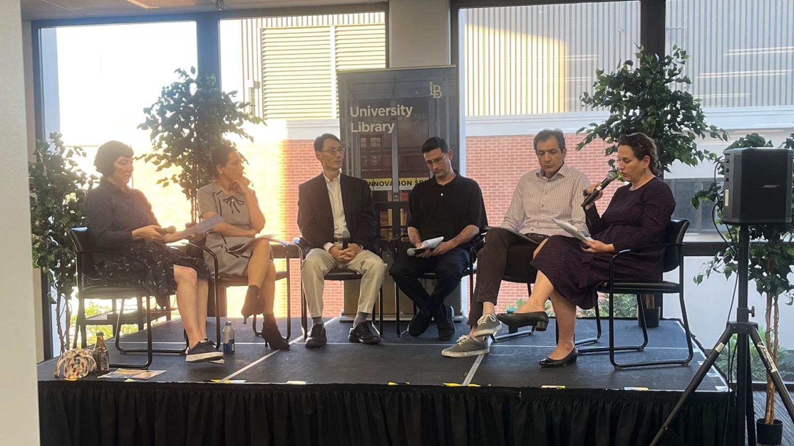 panelists sitting down 