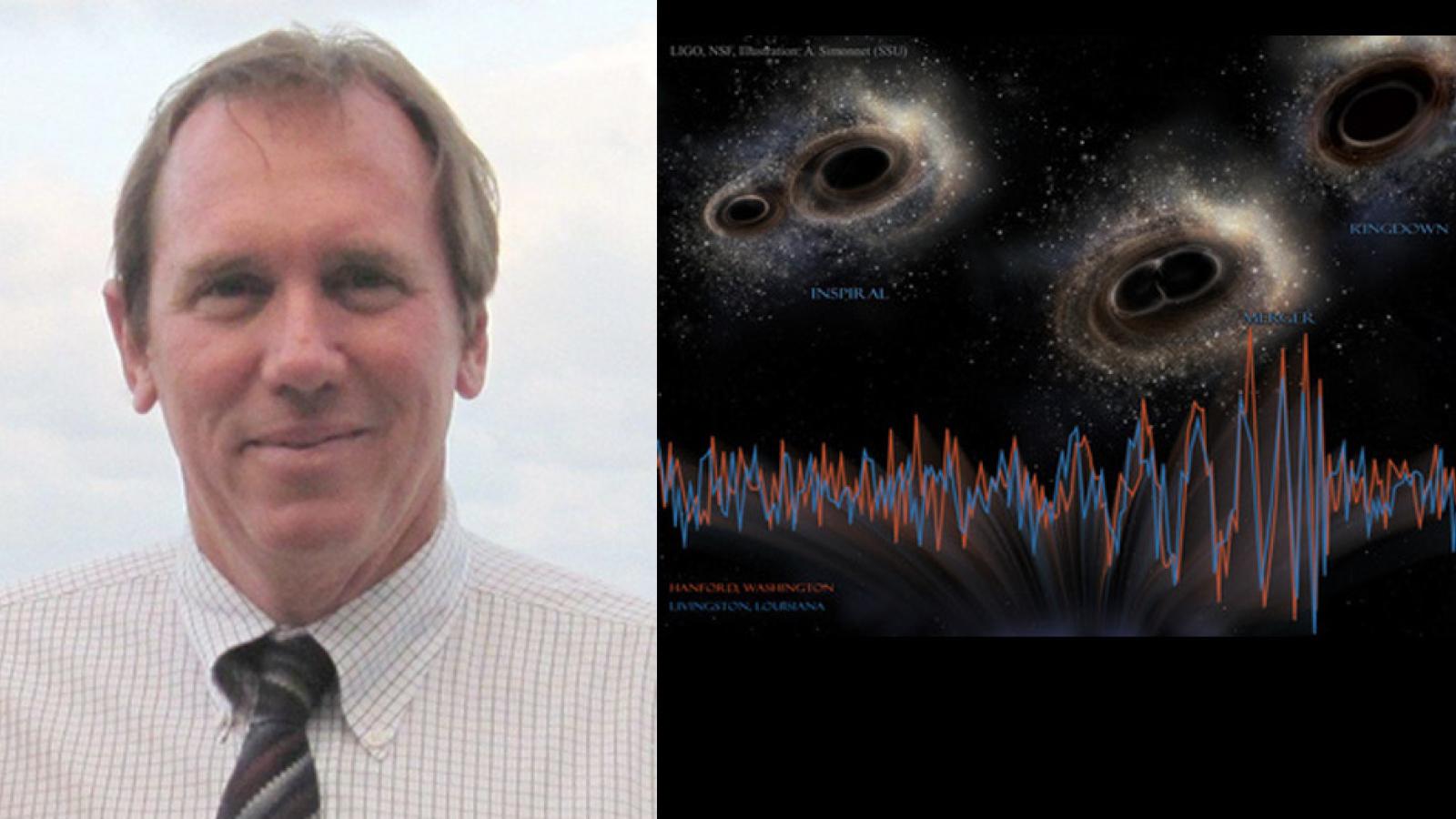 Jon Feicht, and gravitational weave signals from black hole mergers