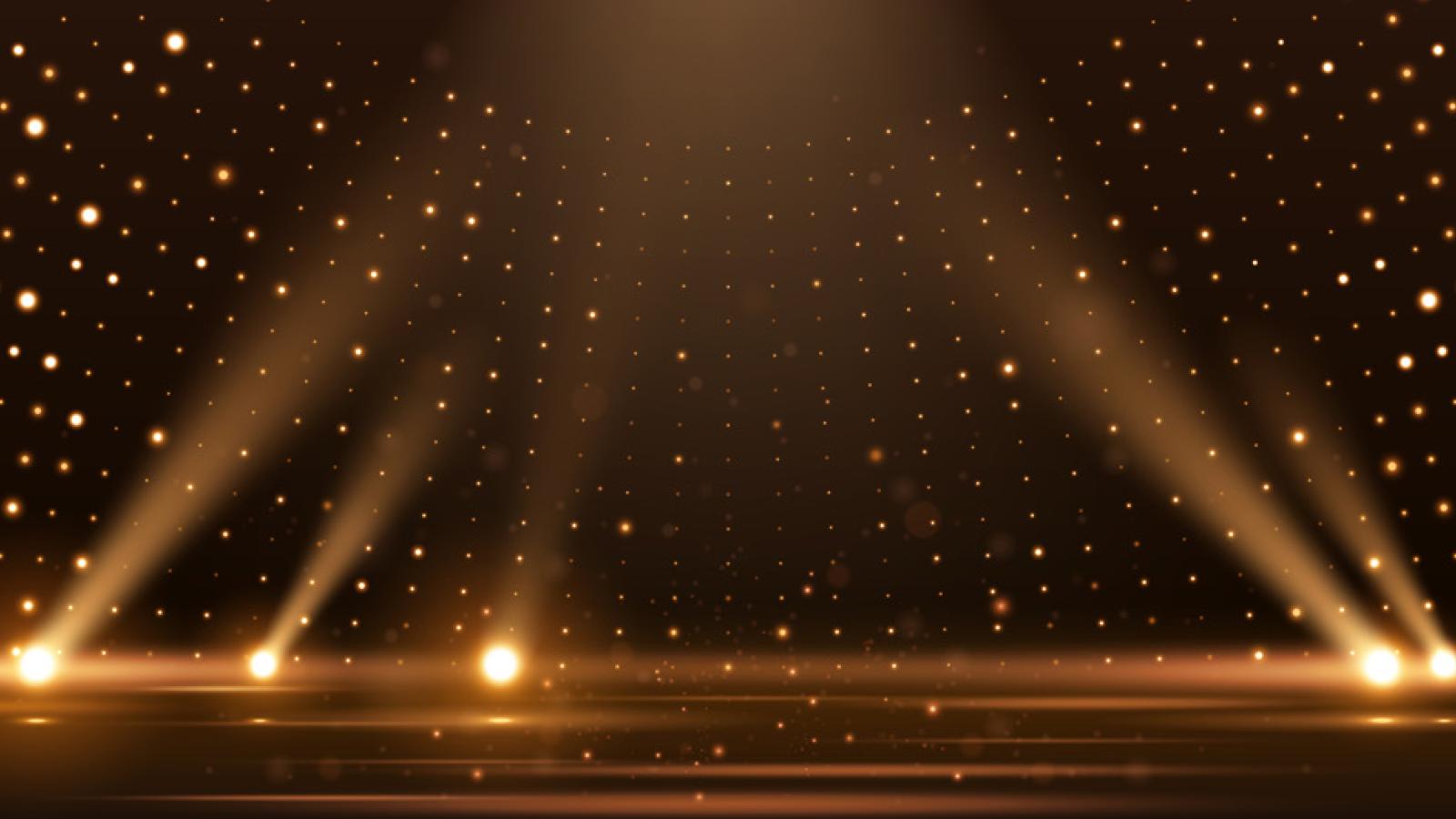 stage lights pointing up