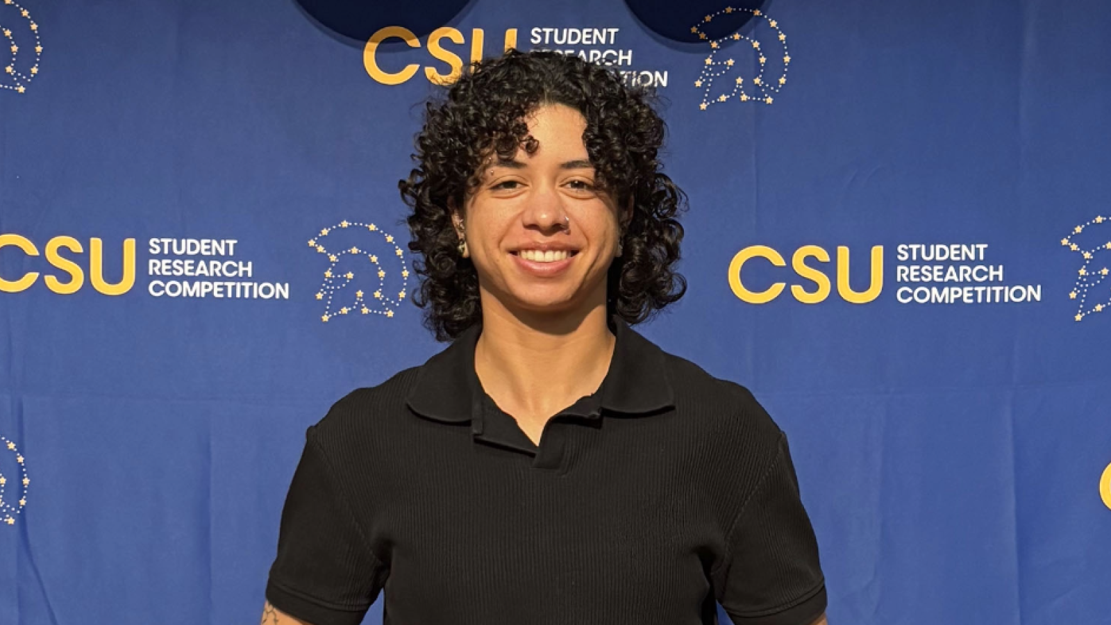 Amber Peek at CSU Student Research Competition.
