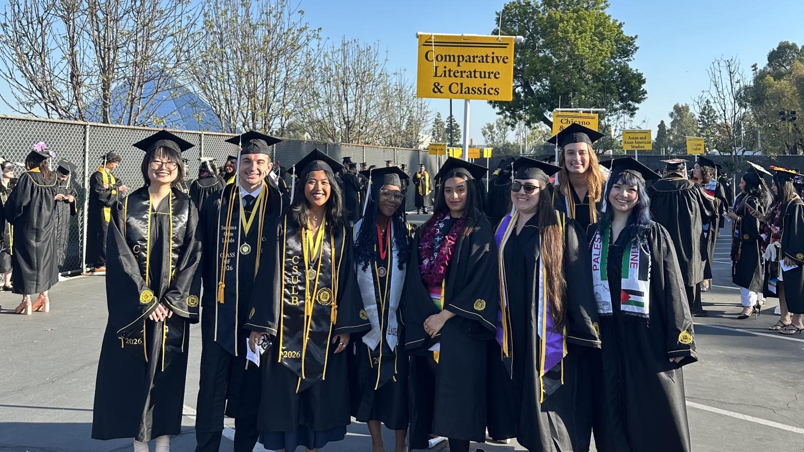 students in regalia