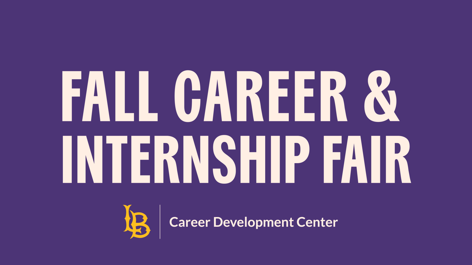 Fall Career & Internship Fair with images of past career fairs