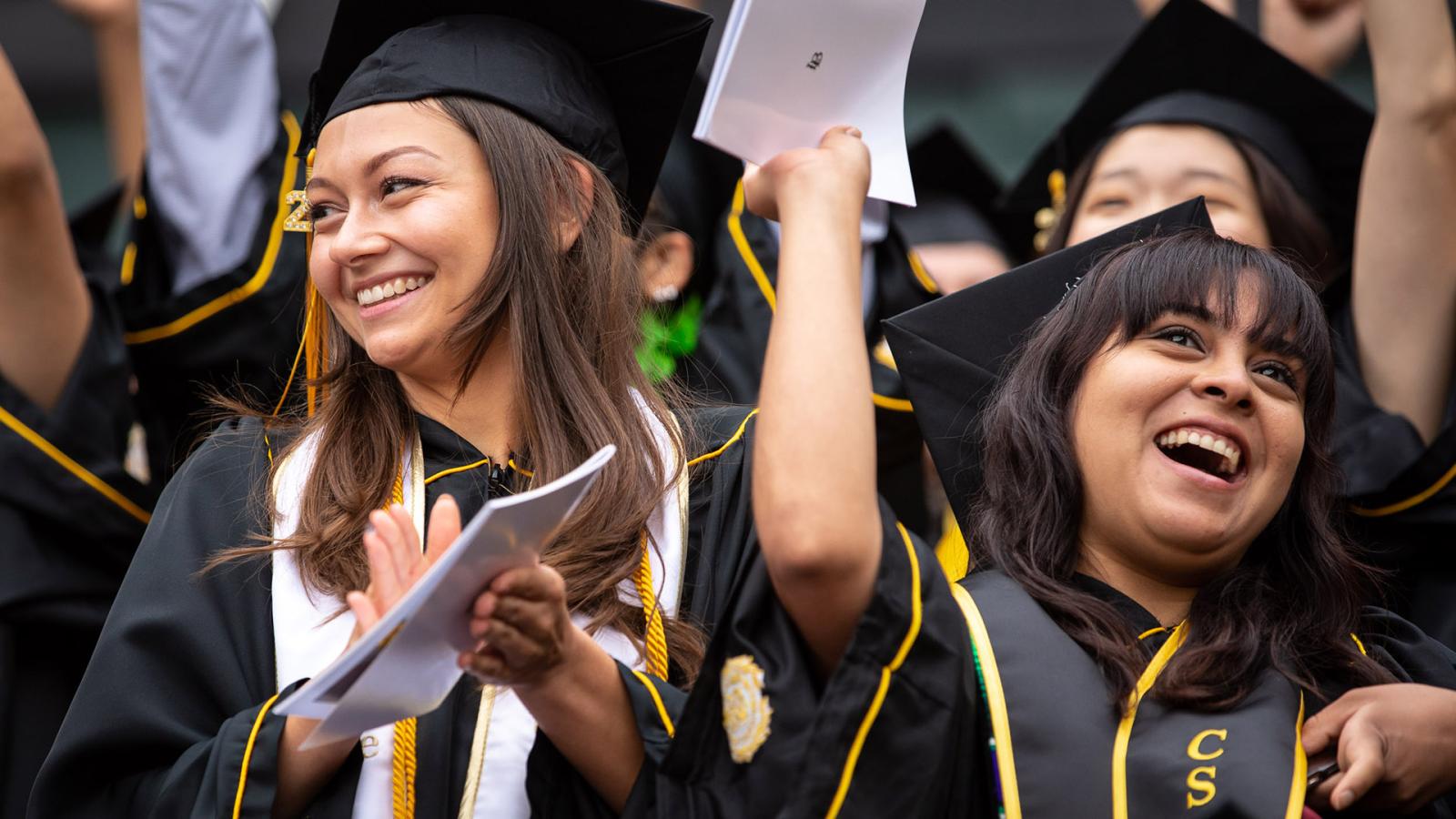 Graduates celebrate at Commencment
