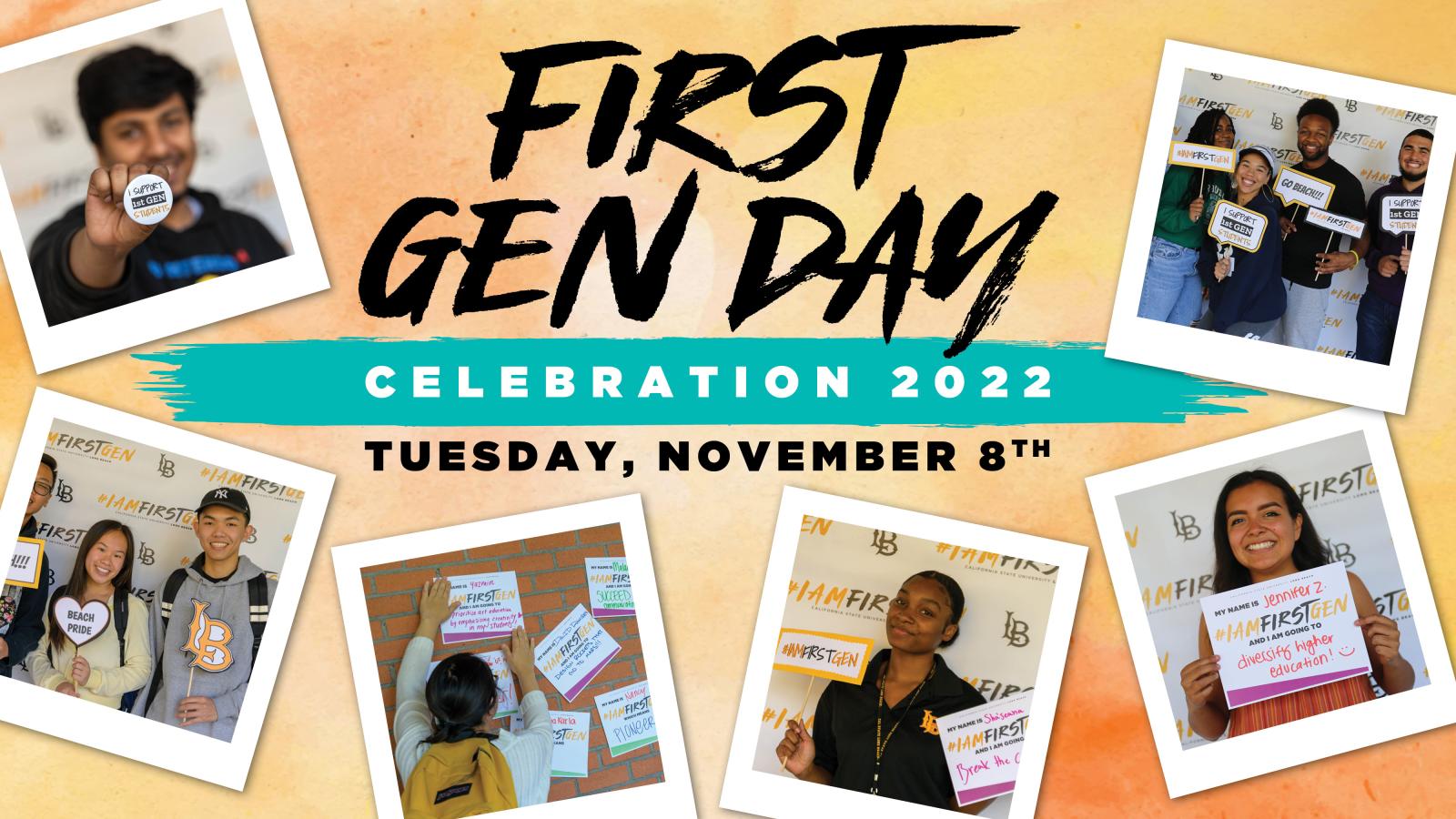 First Gen Day, Tuesday November 8th