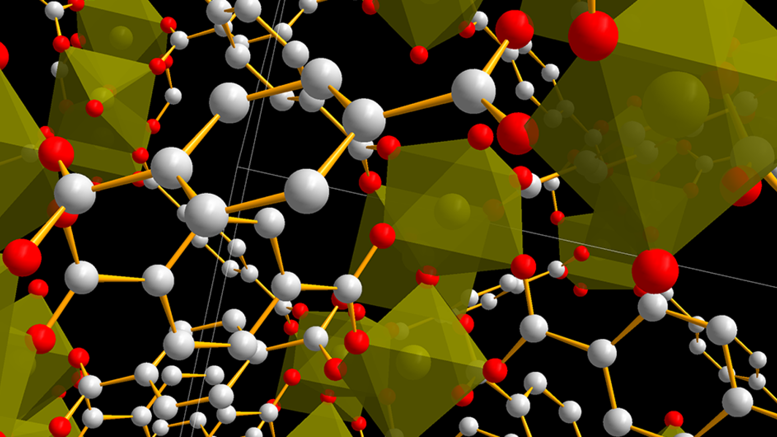 molecules in a lattice