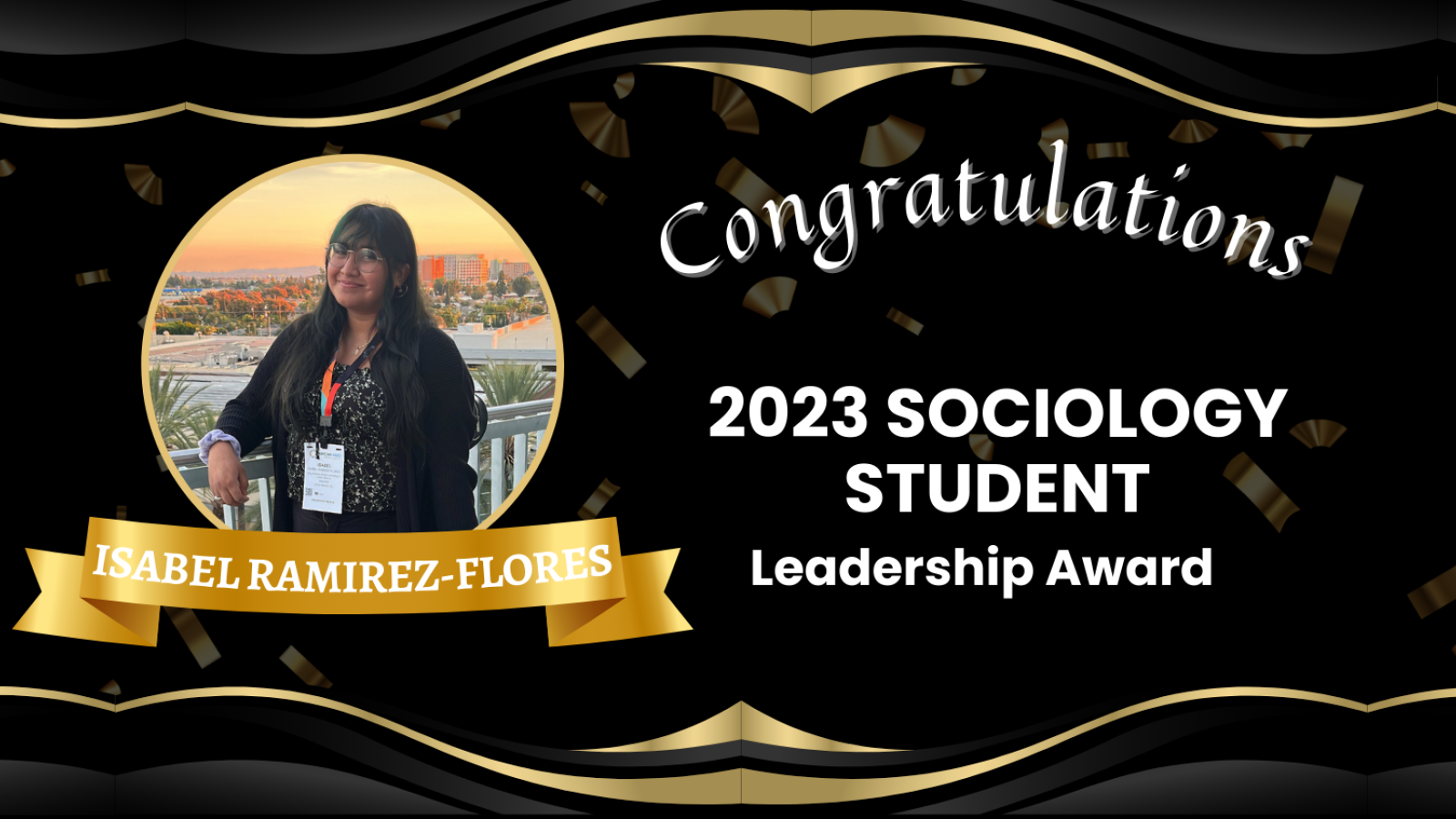 2023 Sociology Student Leadership Award - Banner