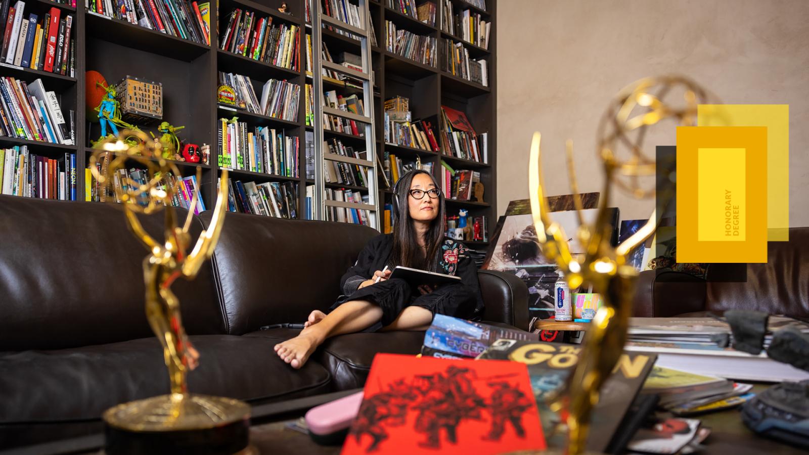 Jennifer Yuh Nelson in her office