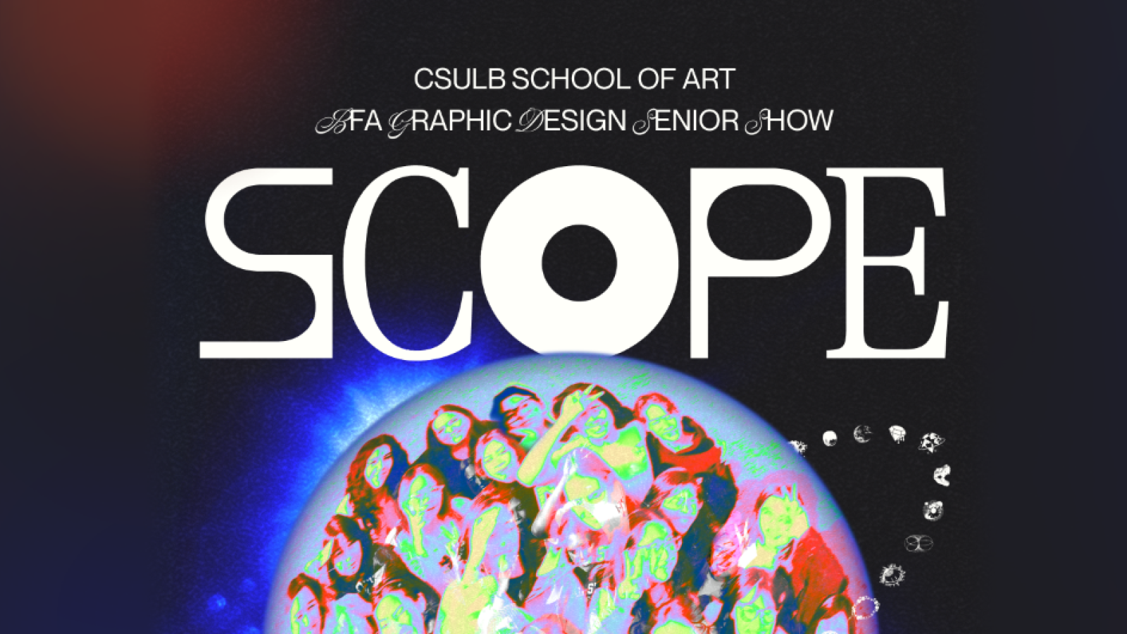 Banner Image - SCOPE - BFA Graphic Design Senior Show - Spring, 2023