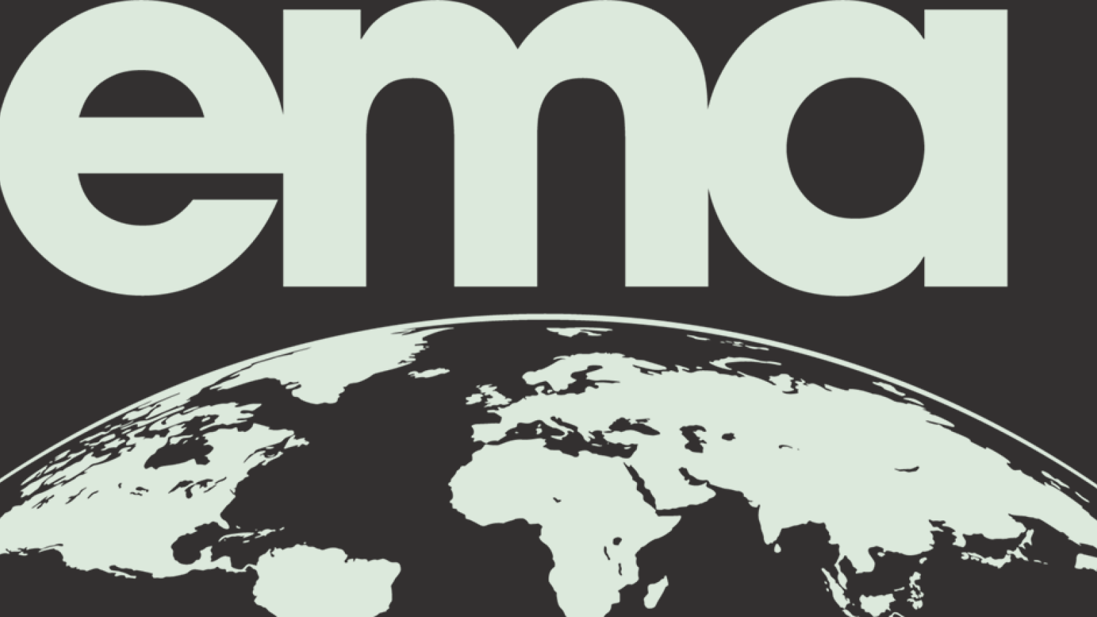 Picture of globe with EMA initials-Environmental Media Association