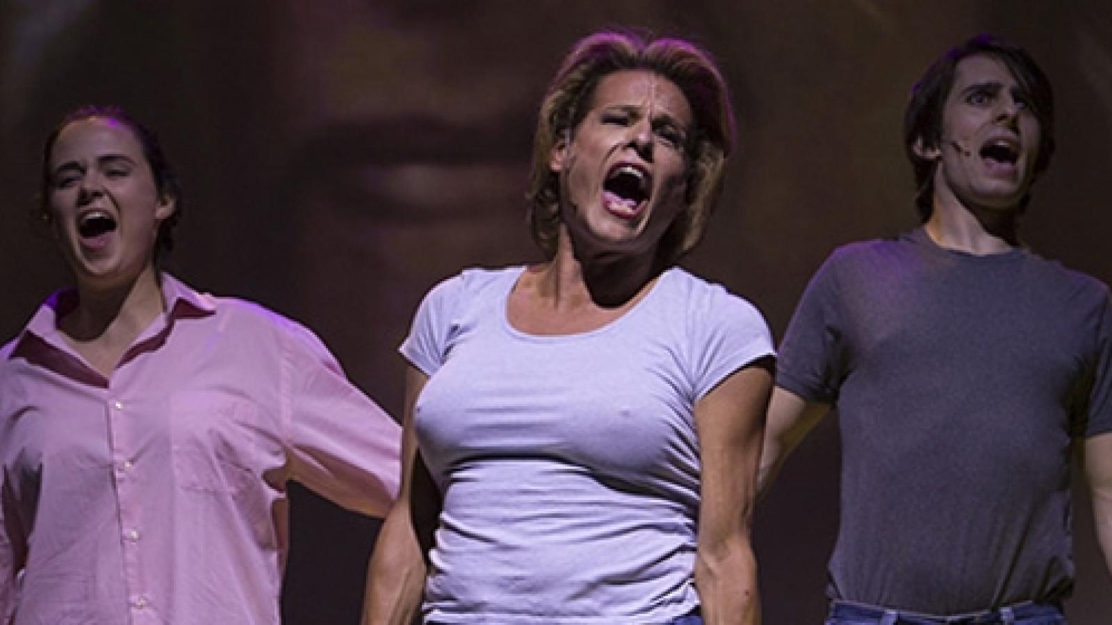 Alexandra Billings, Kaden Kearney, and Joey Ruggiero in CSULB premiere of S/HE AND ME