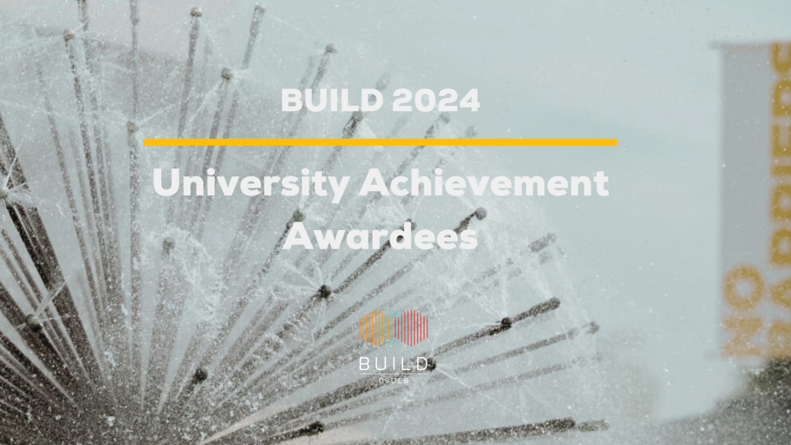Build 2024 University Award - Banner