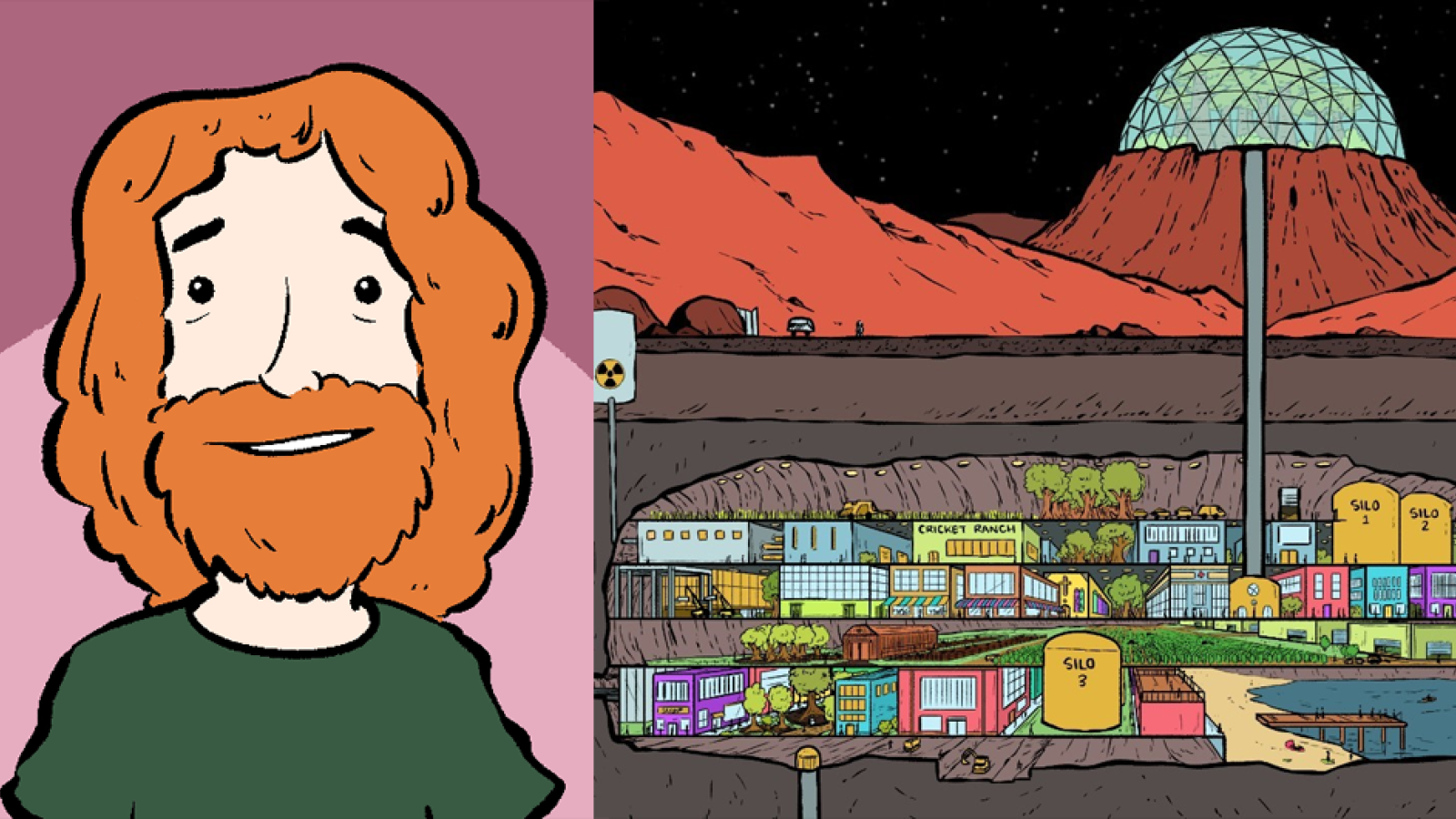 Zach Weinersmith, and a vision of an underground Martian city