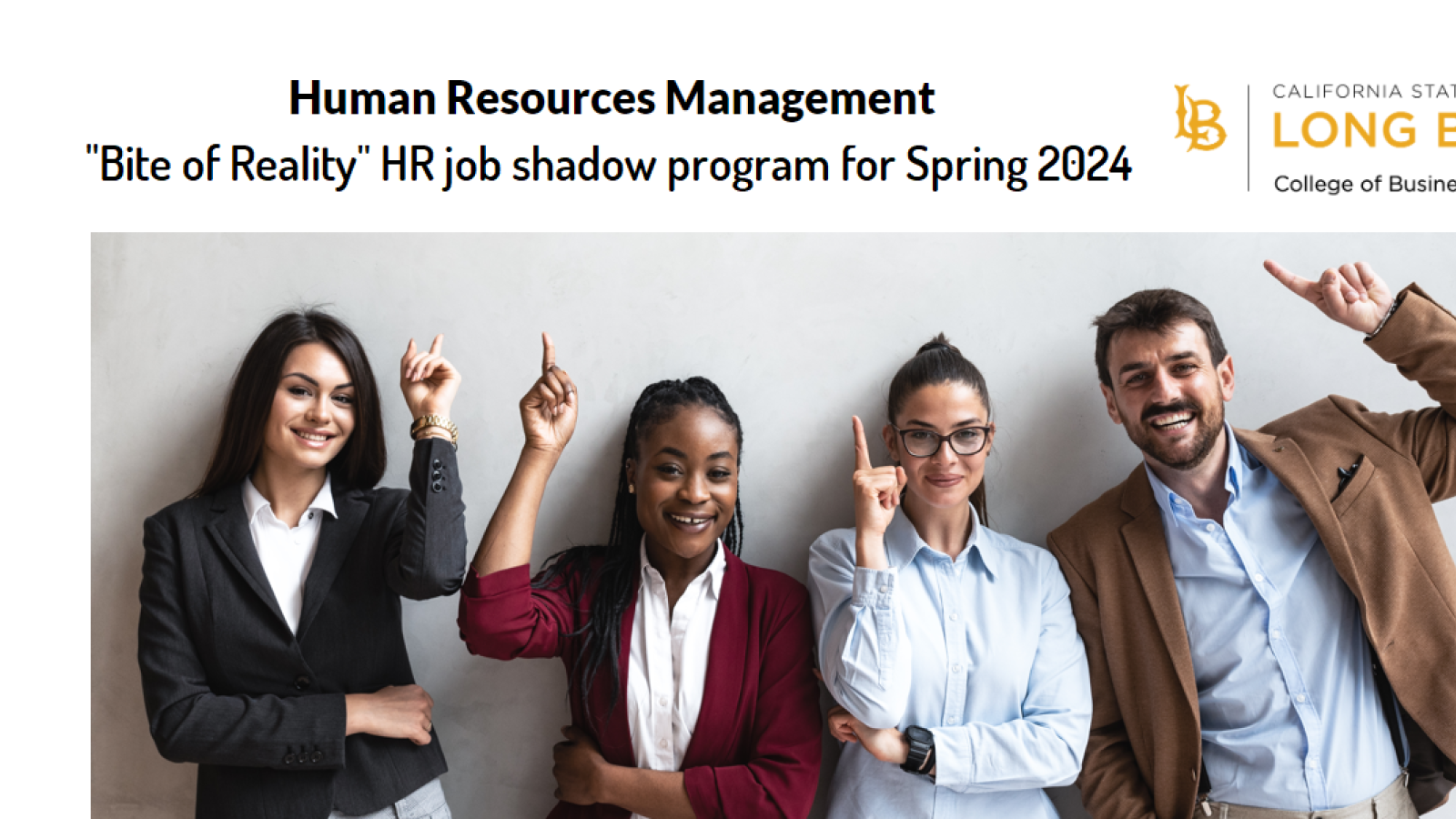 Bite of Reality HR job shadow program for Spring 2024 CSULB COB