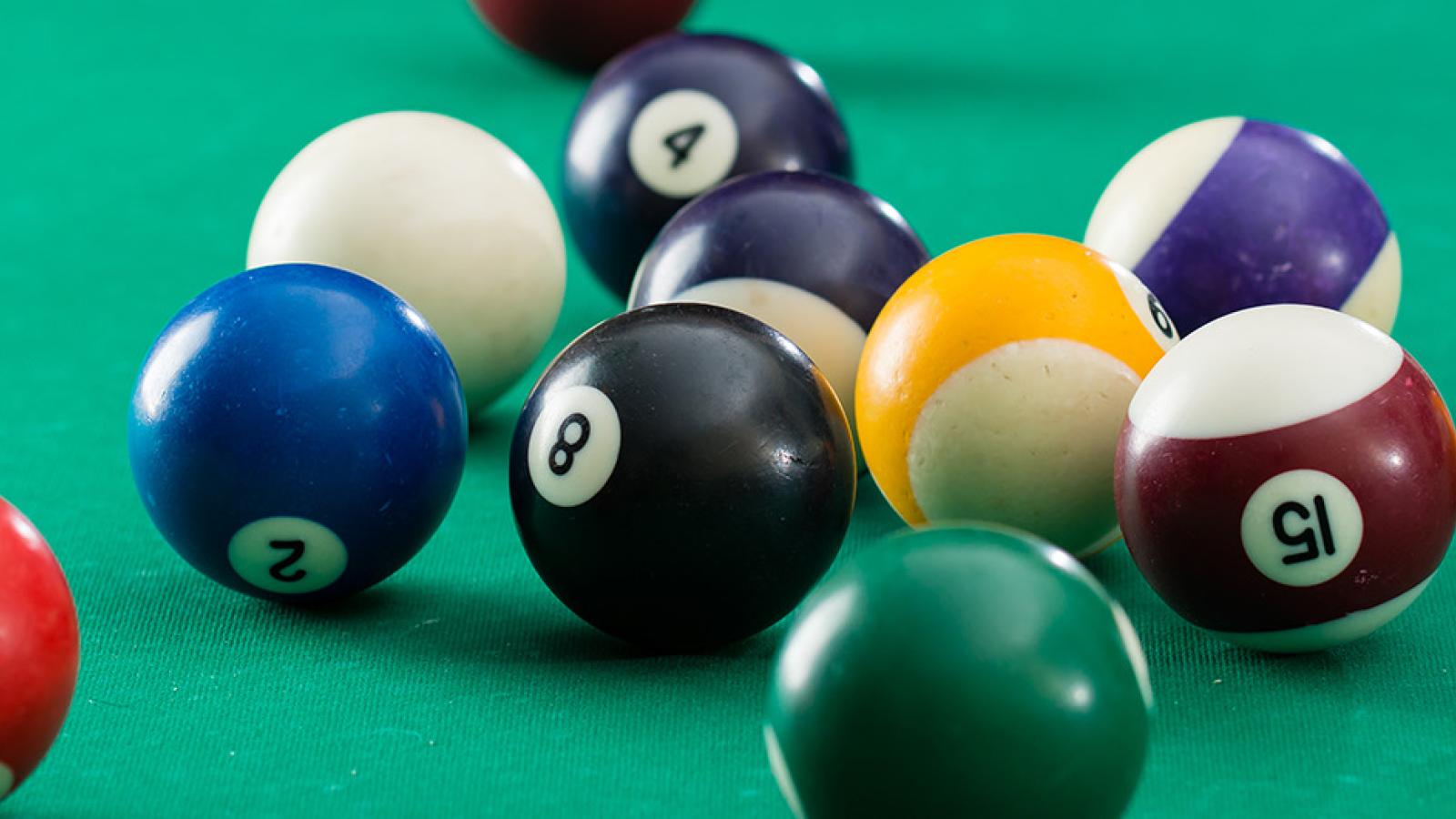 billiard balls