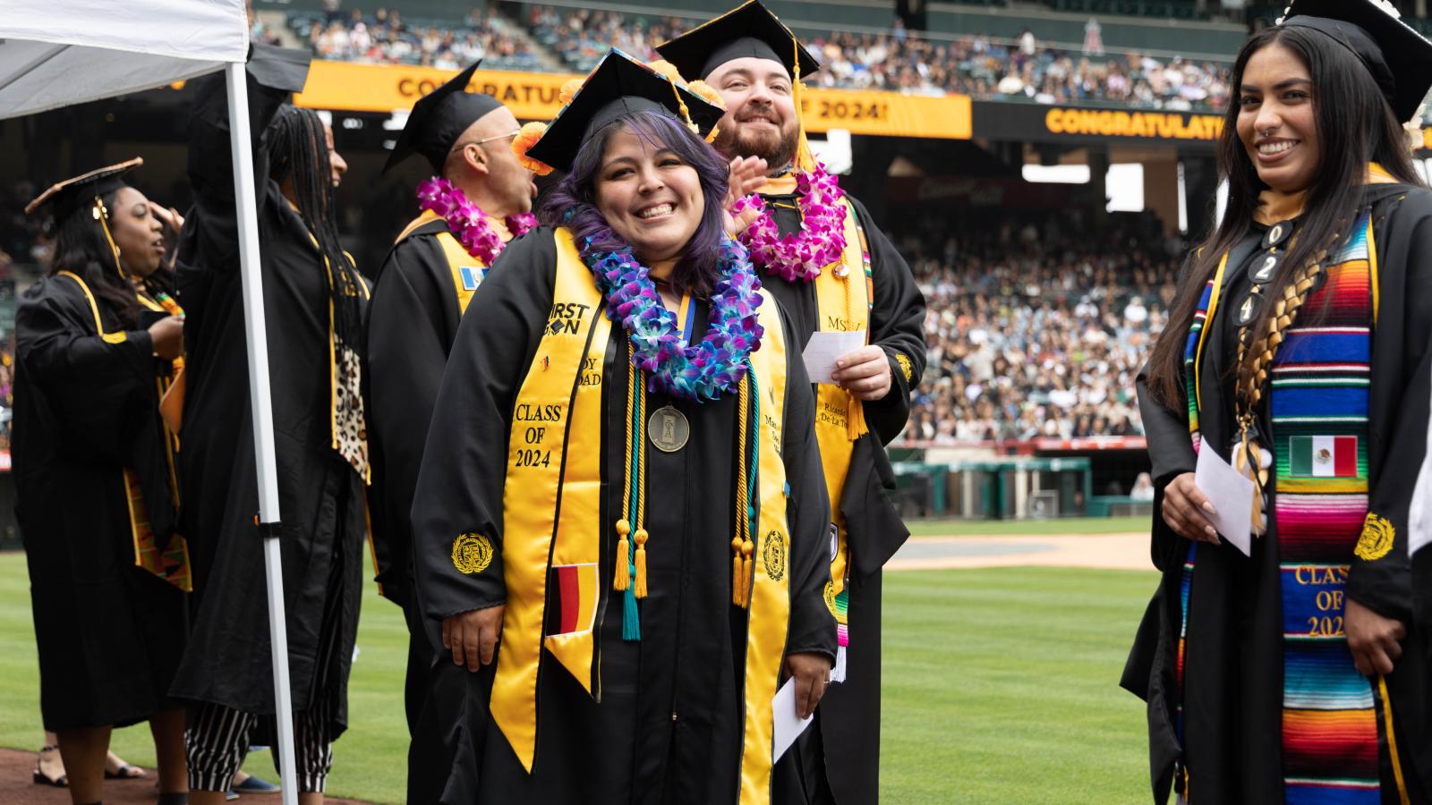 Students graduating