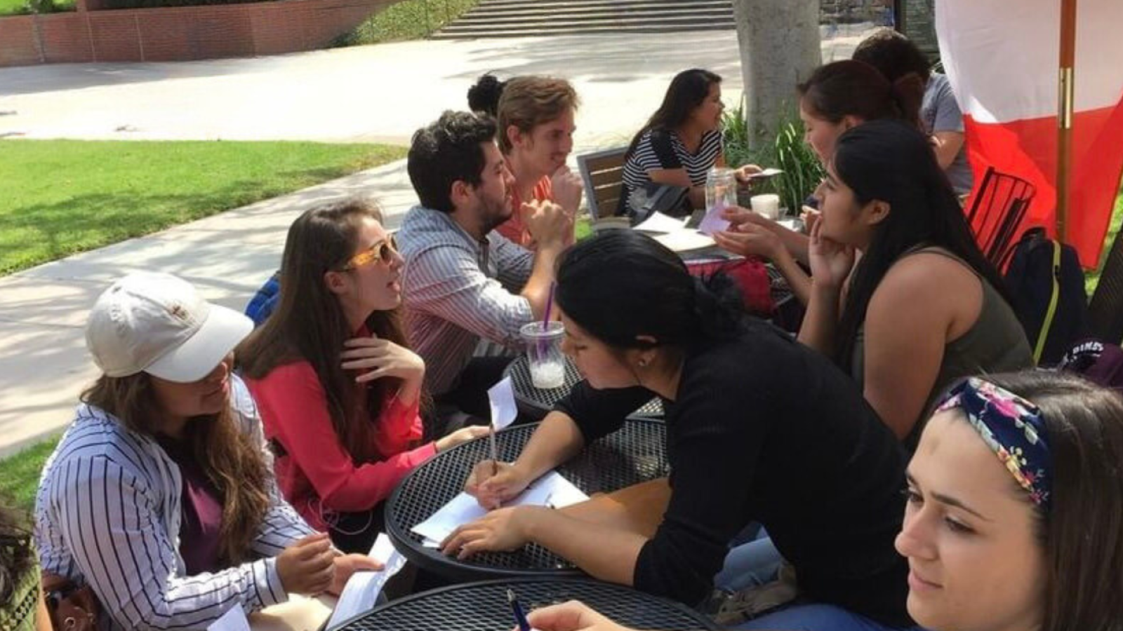 CSULB French Students Talking