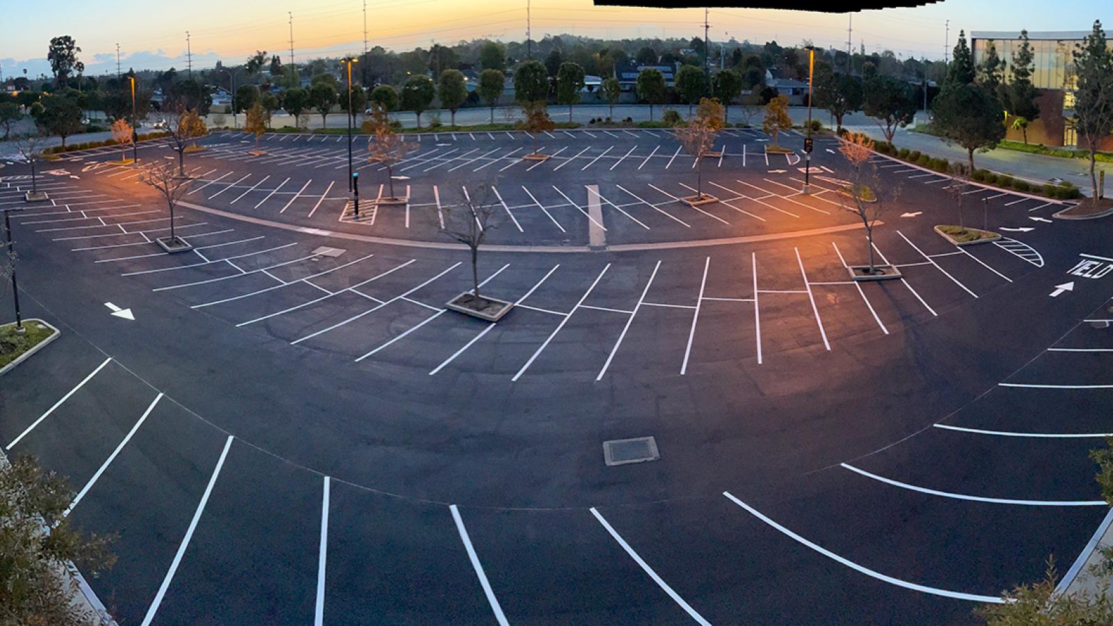 Parking Lot G14 aerial view