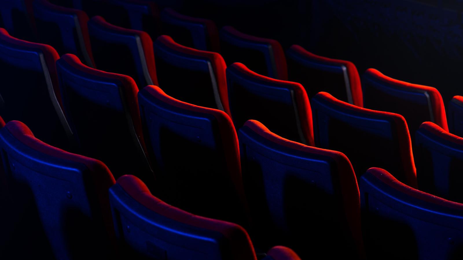 Seats in a movie theater