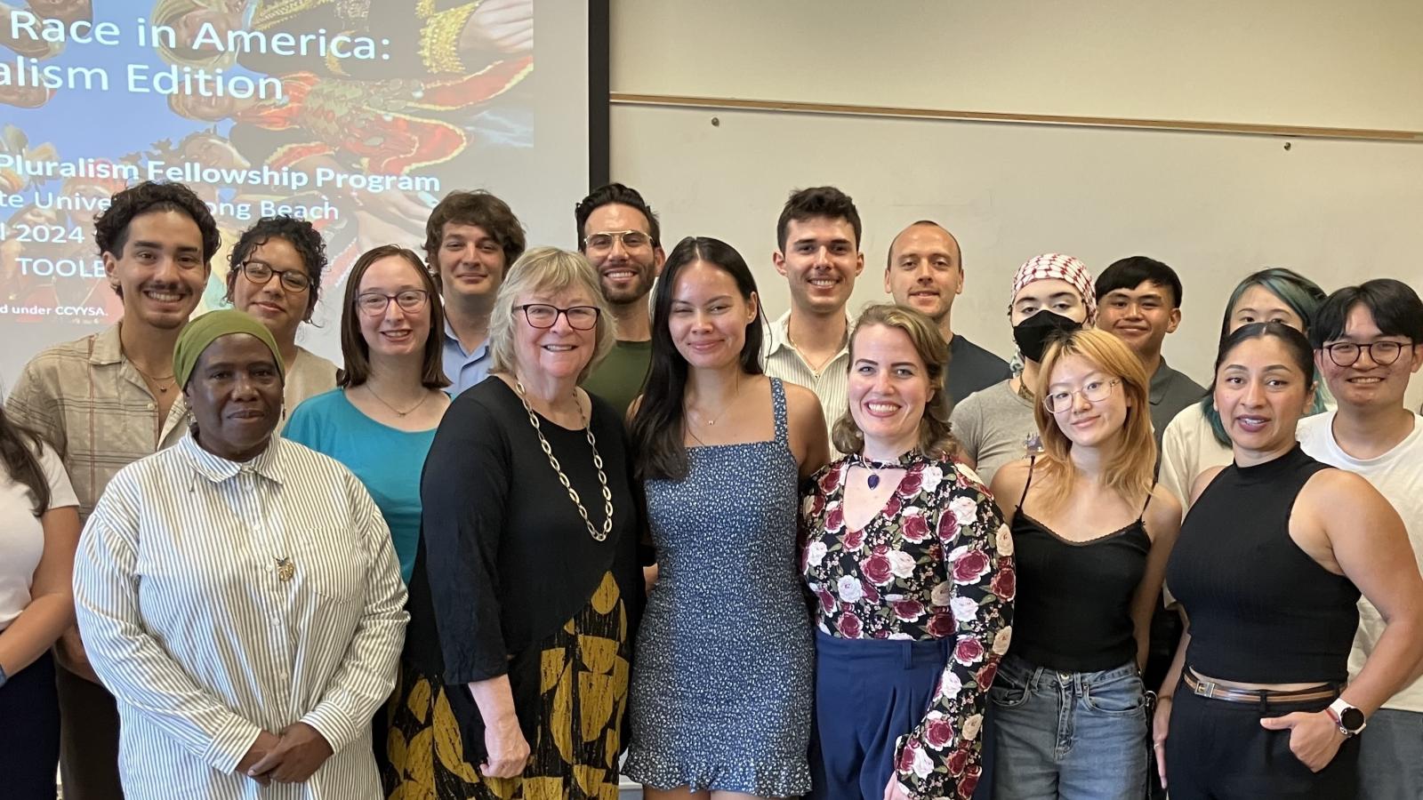 president conoley with pluralism class